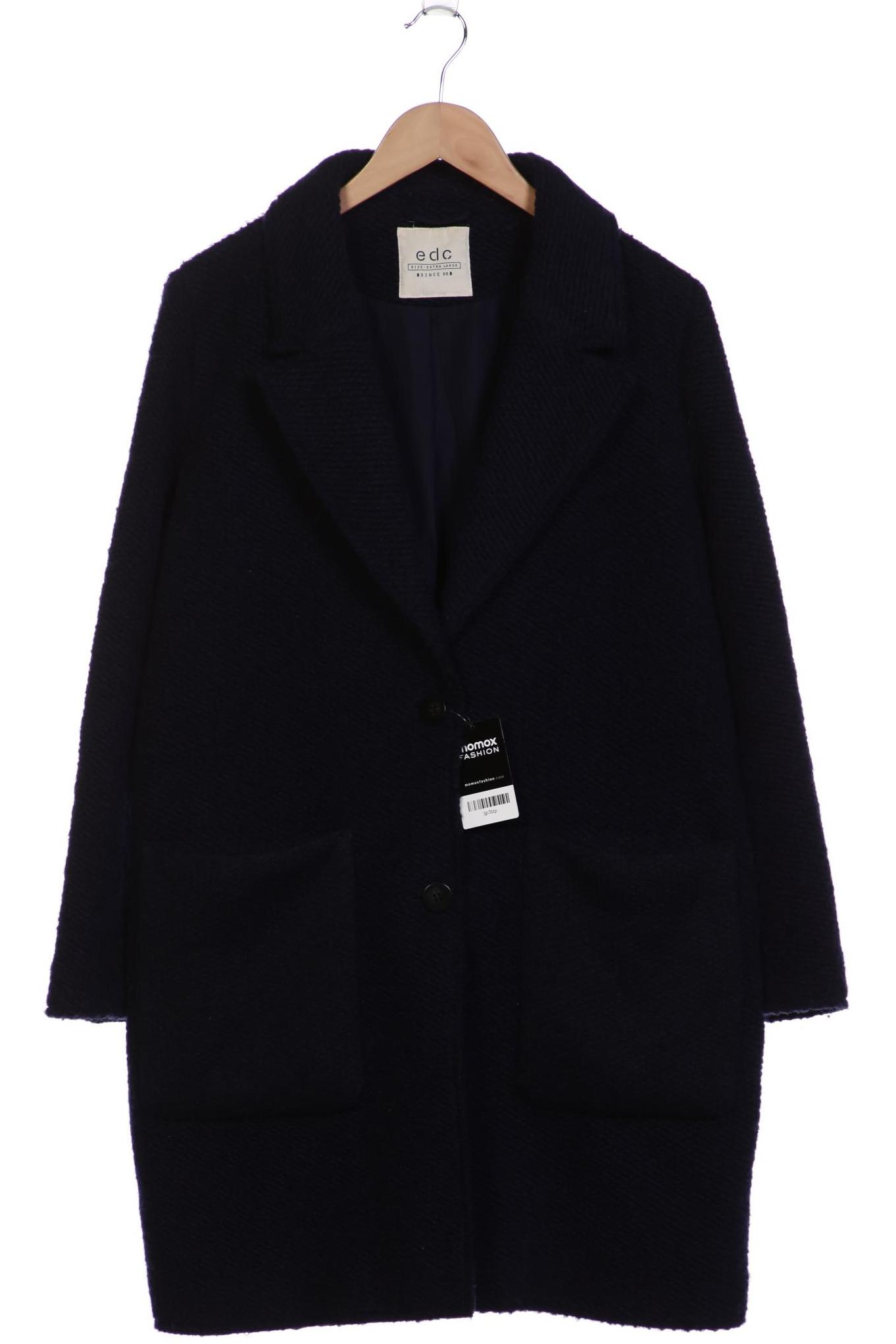 

edc by Esprit Damen Mantel, marineblau, Gr. 44