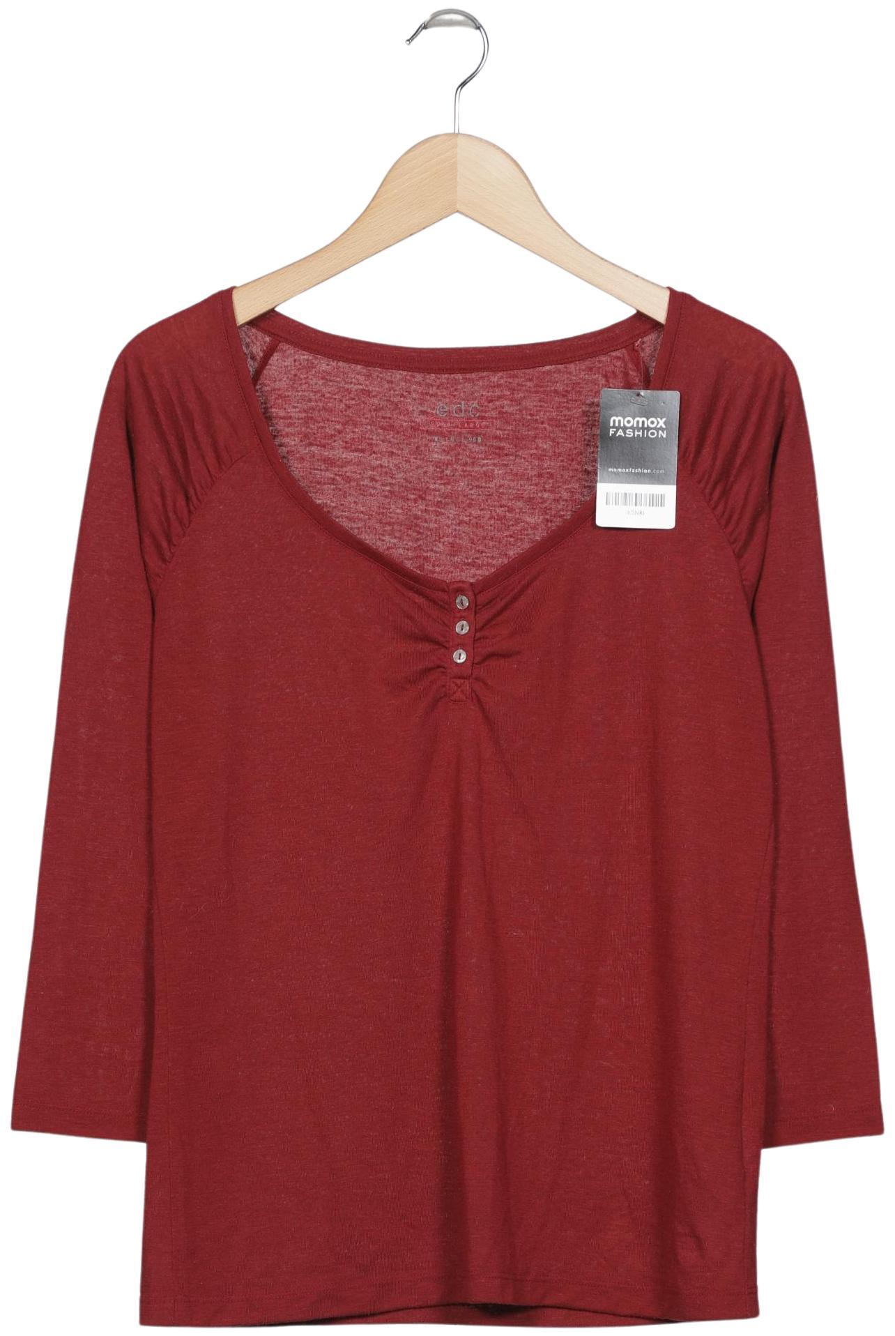 

edc by Esprit Damen Langarmshirt, rot, Gr. 42