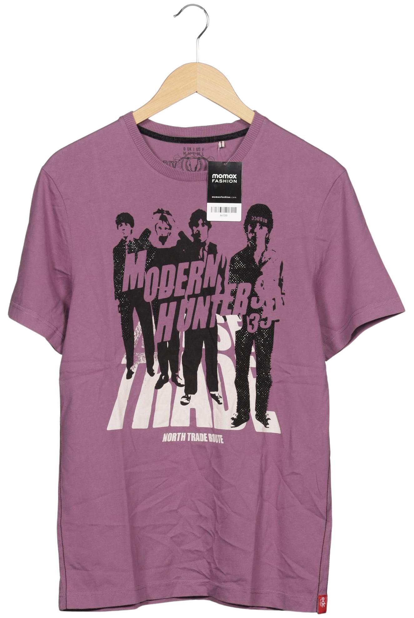 Thumbnail - edc by Esprit Herren T-Shirt, flieder, Gr. 48