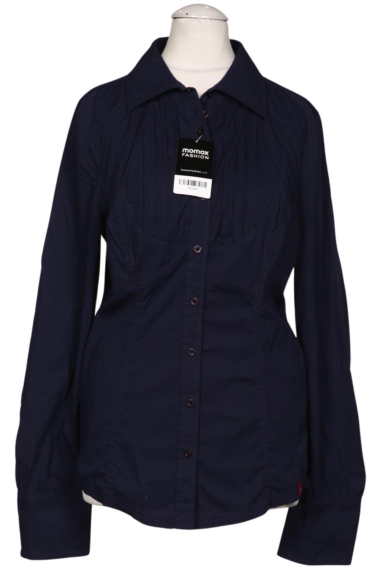 

edc by Esprit Damen Bluse, marineblau, Gr. 36