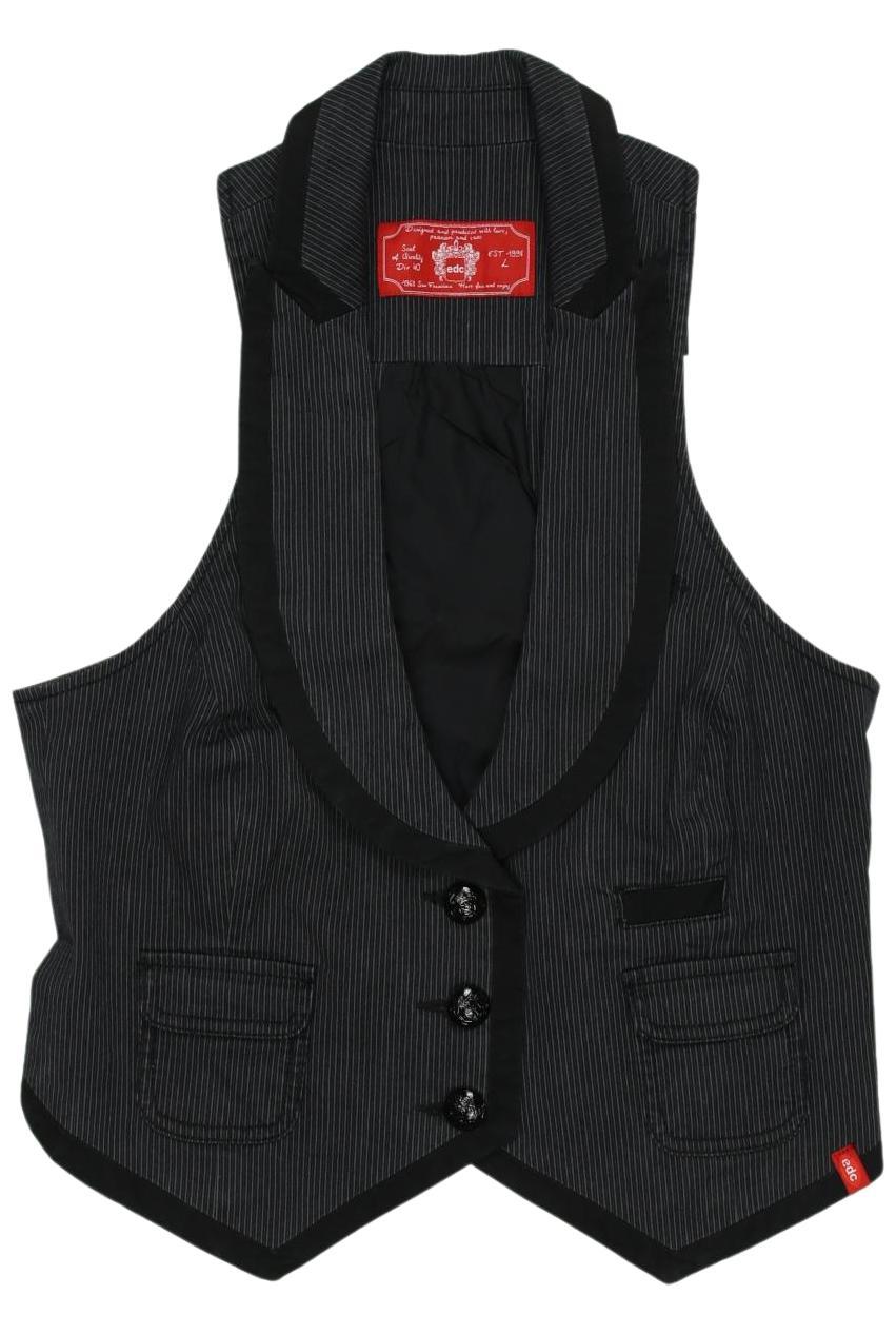 

edc by Esprit Damen Weste, grau, Gr. 42