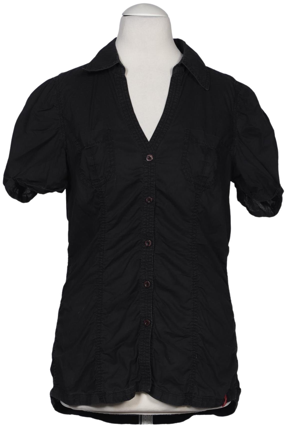 

edc by Esprit Damen Bluse, schwarz, Gr. 36