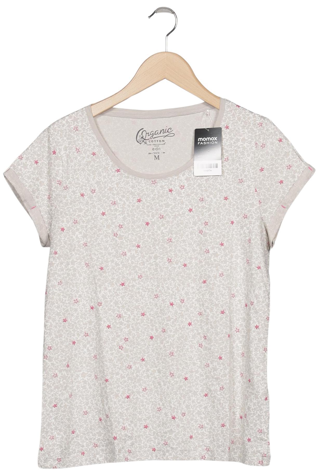 

edc by Esprit Damen T-Shirt, beige, Gr. 38