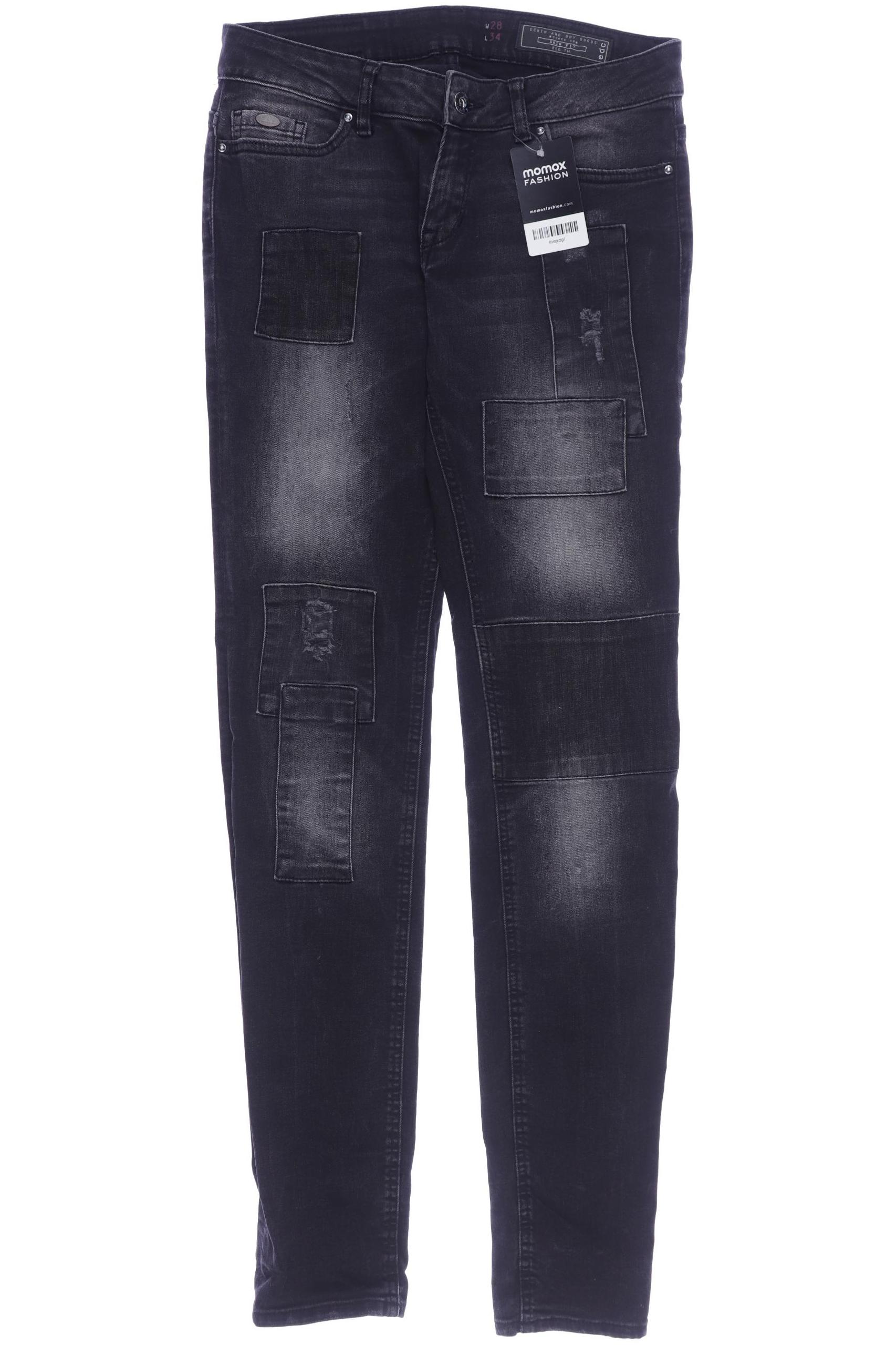 

edc by Esprit Damen Jeans, schwarz, Gr. 28