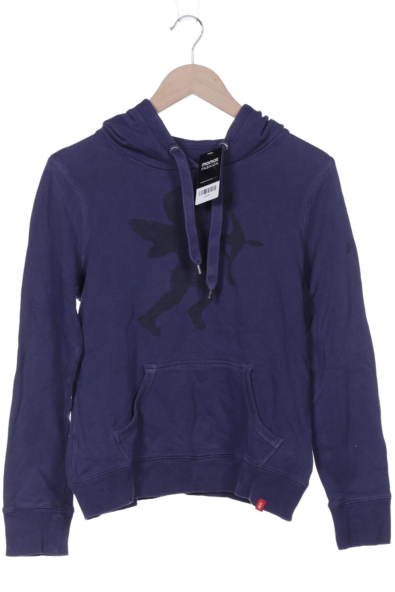

edc by Esprit Damen Kapuzenpullover, marineblau, Gr. 38
