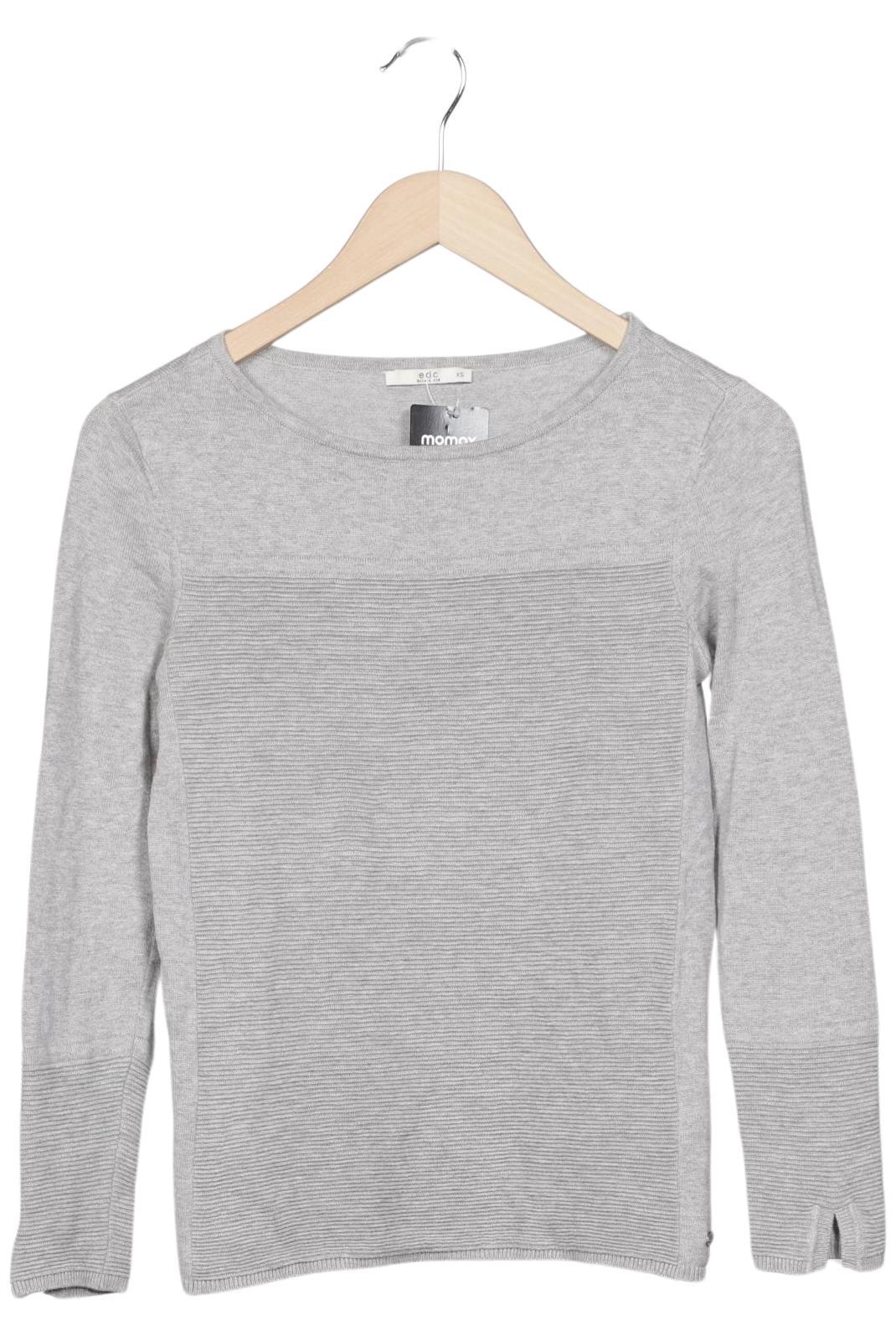 

edc by Esprit Damen Pullover, grau, Gr. 34