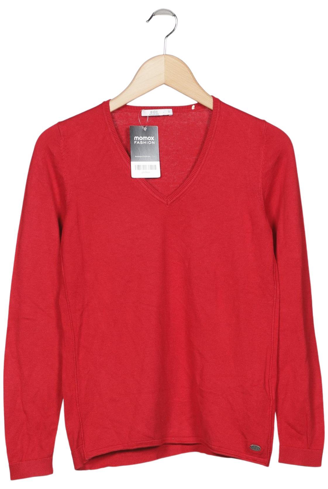 

edc by Esprit Damen Pullover, rot, Gr. 36
