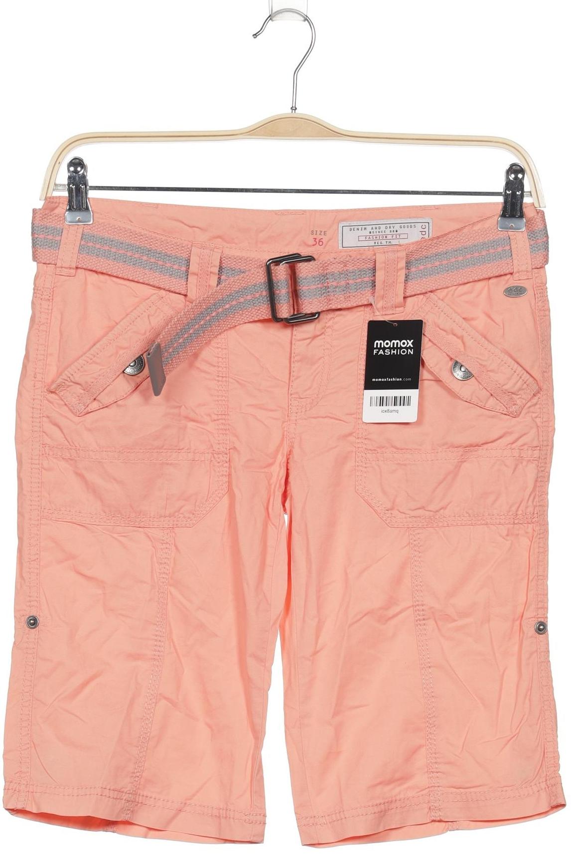 

edc by Esprit Damen Shorts, orange, Gr. 36