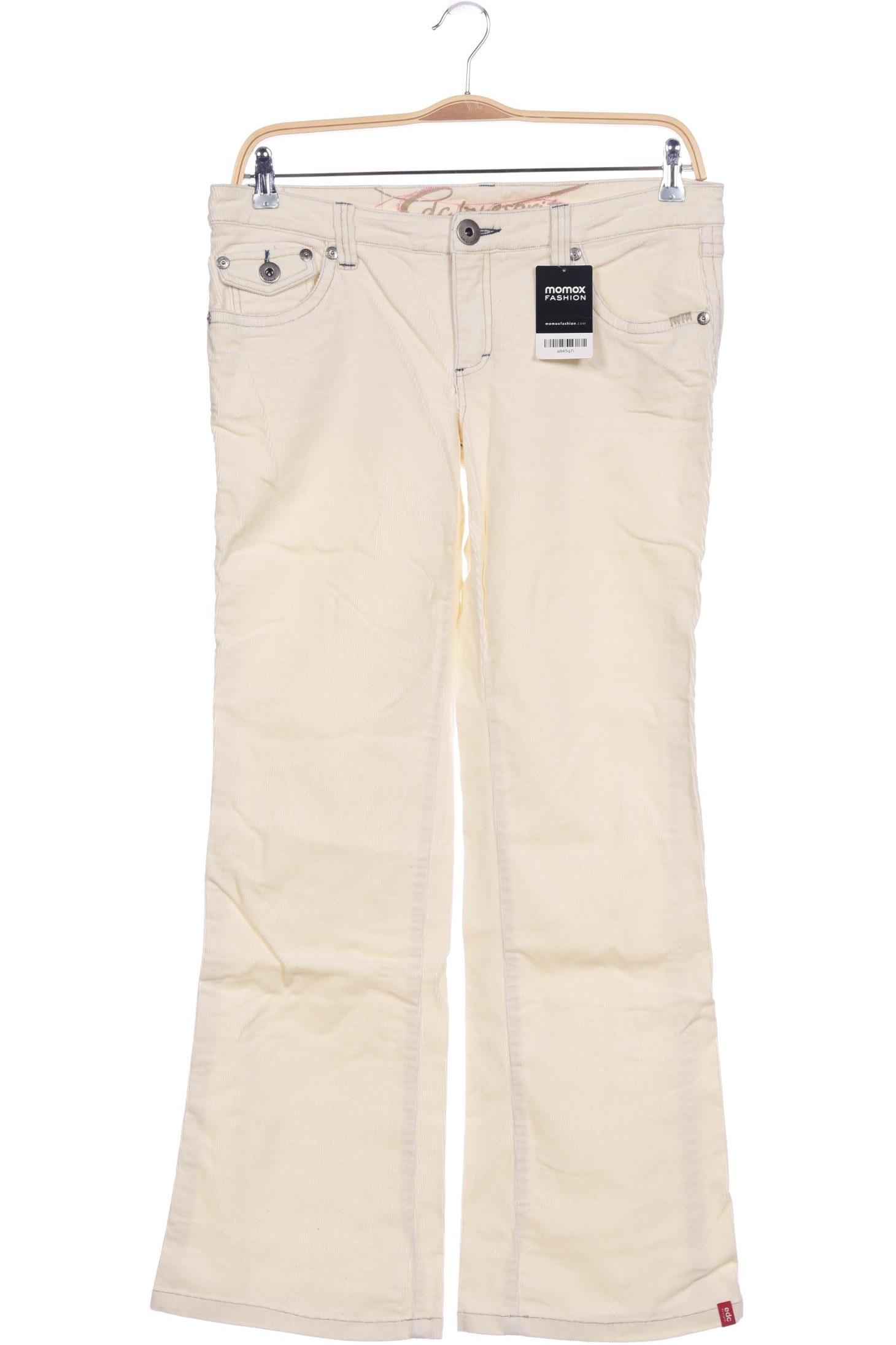

edc by Esprit Damen Stoffhose, cremeweiß, Gr. 42