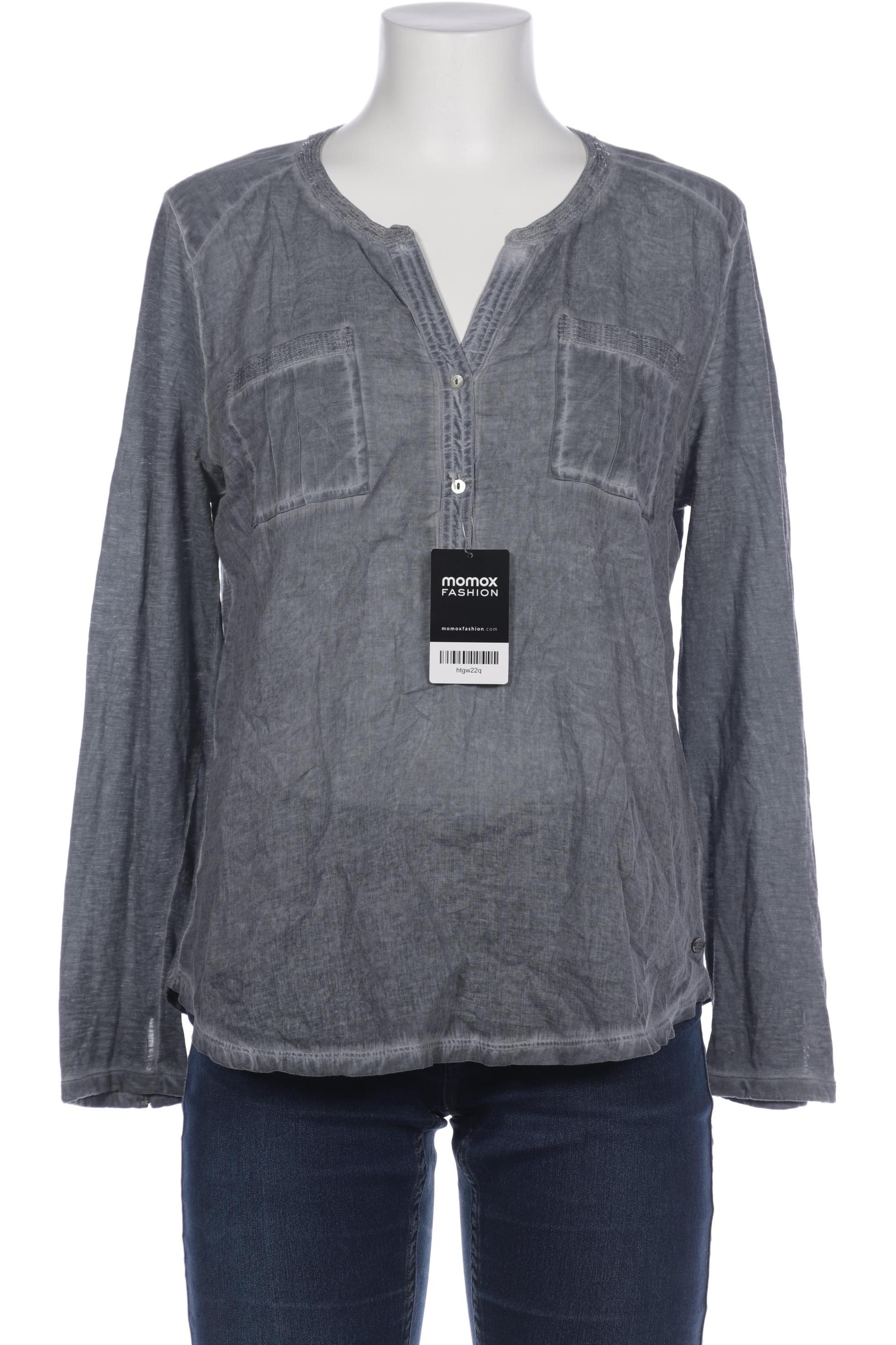 

edc by Esprit Damen Bluse, grau, Gr. 42