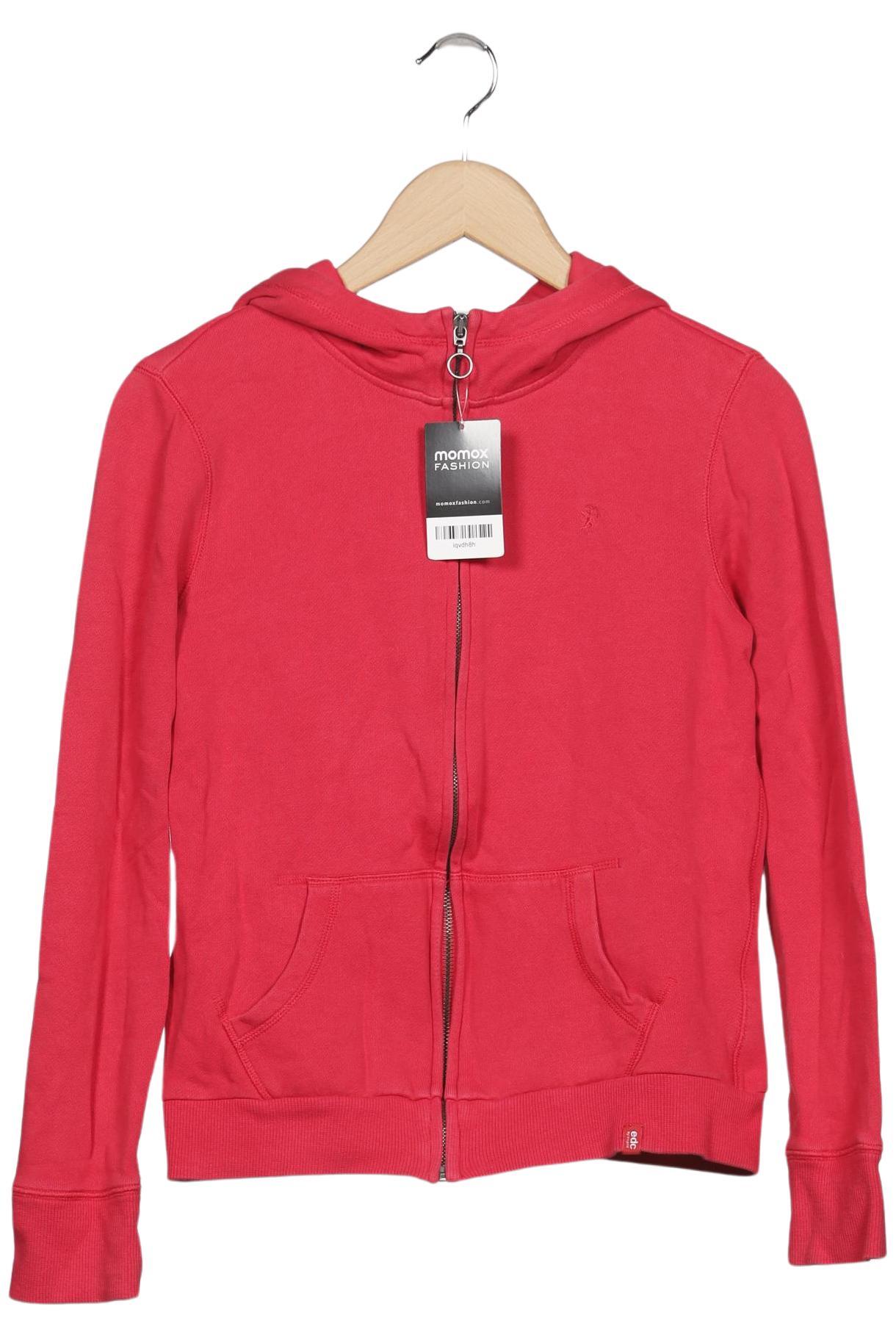 

edc by Esprit Damen Kapuzenpullover, rot, Gr. 38