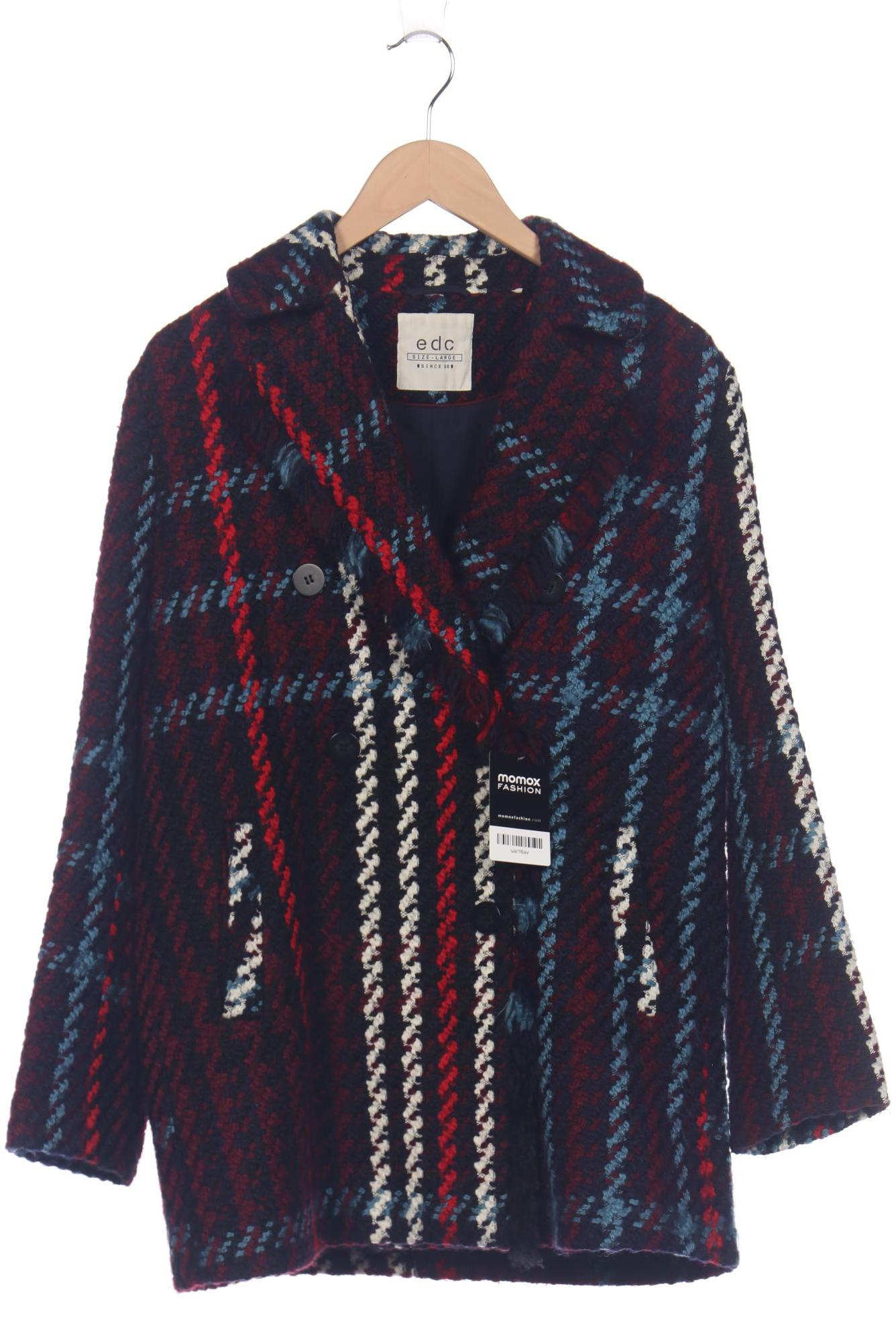 

edc by Esprit Damen Mantel, mehrfarbig, Gr. 42