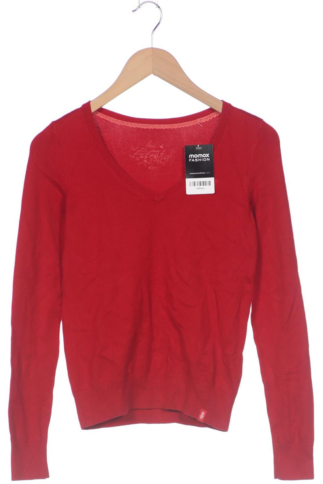 

edc by Esprit Damen Pullover, rot, Gr. 34