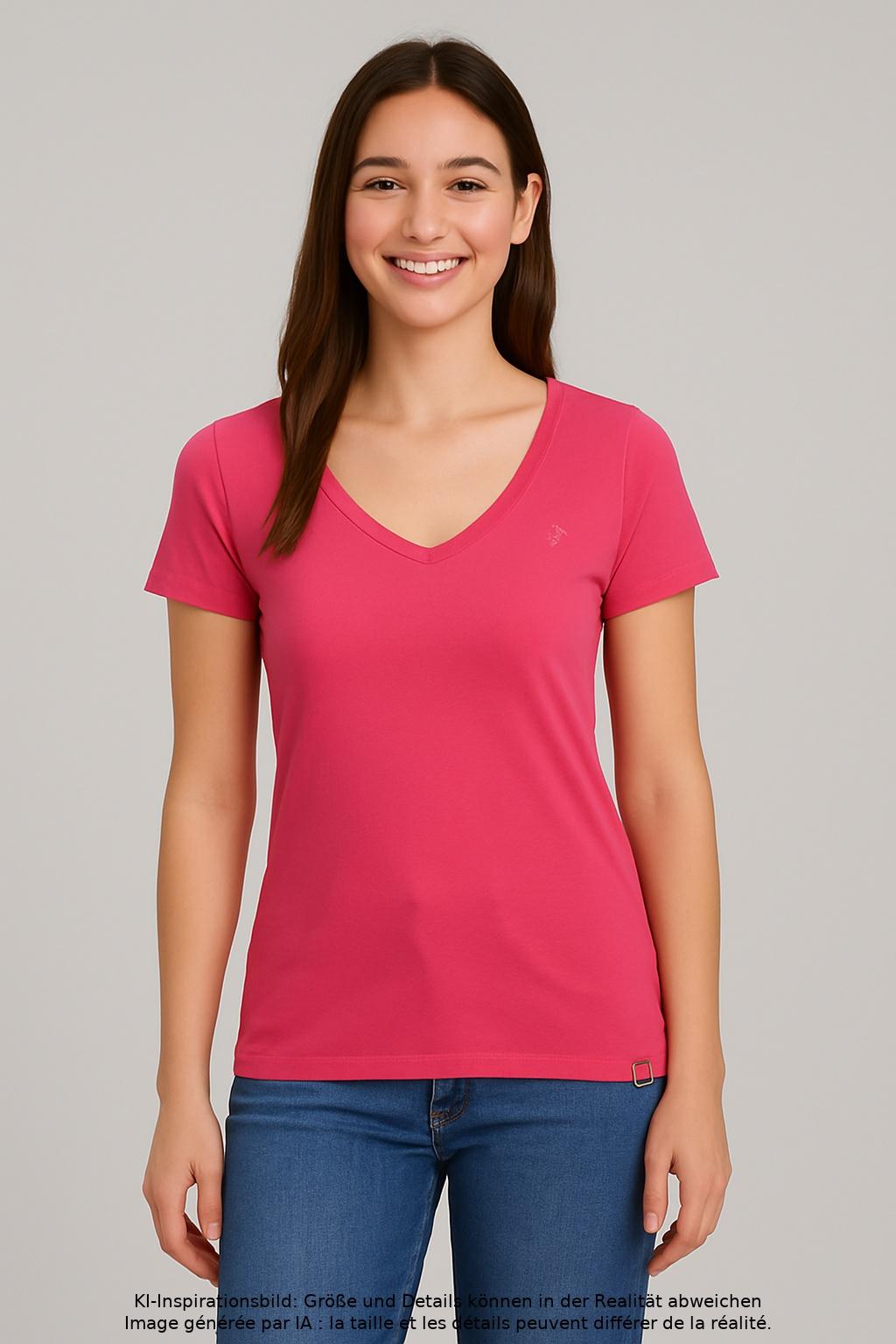 

edc by Esprit Damen T-Shirt, pink, Gr. 36