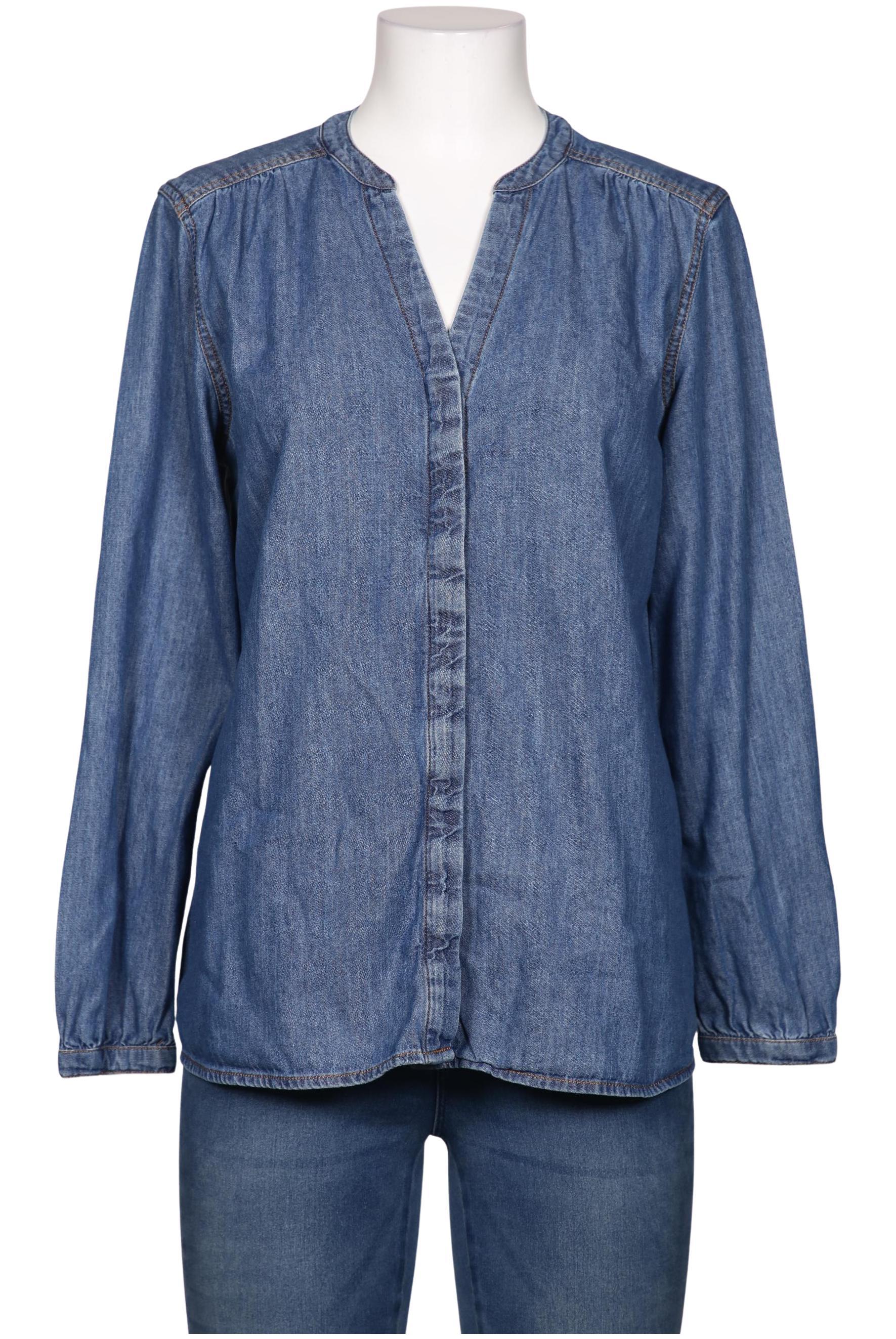 

edc by Esprit Damen Bluse, blau, Gr. 42