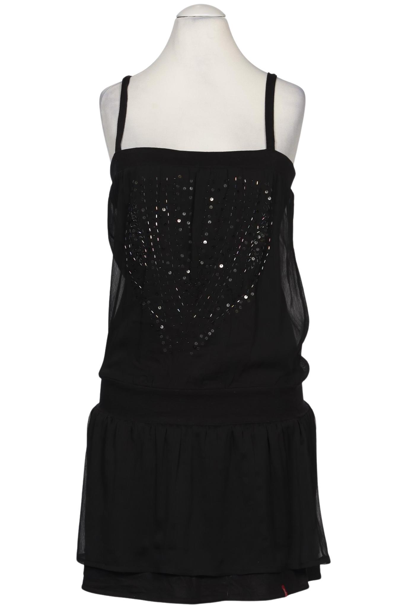 

edc by Esprit Damen Kleid, schwarz, Gr. 38