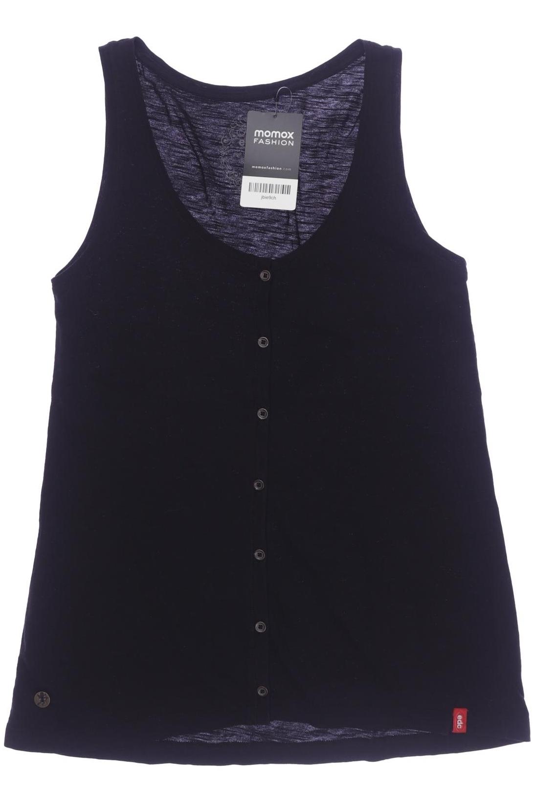 

edc by Esprit Damen Bluse, schwarz, Gr. 36