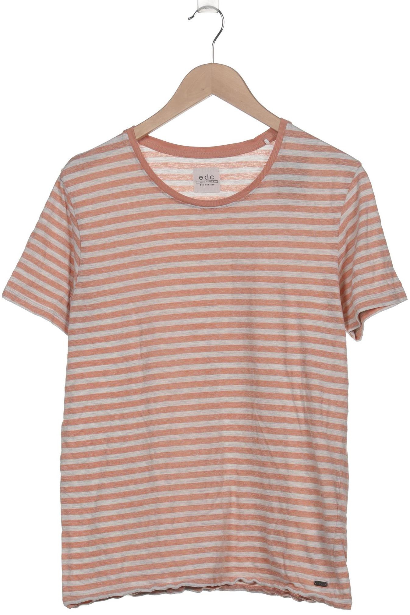 

edc by Esprit Herren T-Shirt, orange, Gr. 48