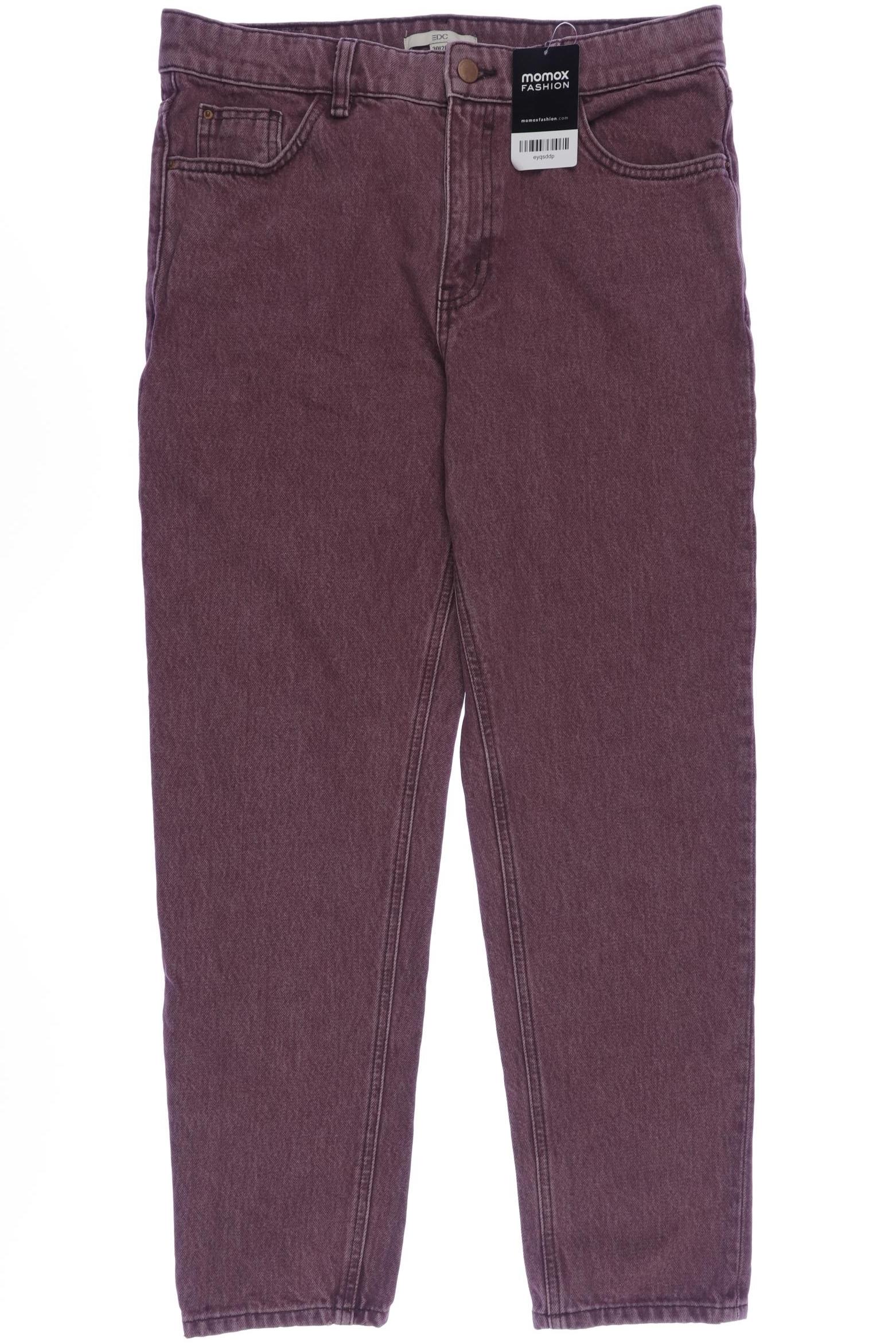 

edc by Esprit Damen Jeans, bordeaux, Gr. 30