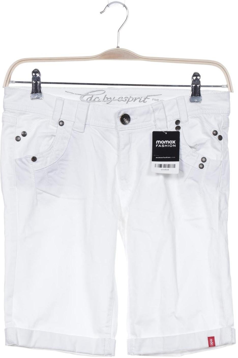 

edc by Esprit Damen Shorts, weiß, Gr. 38