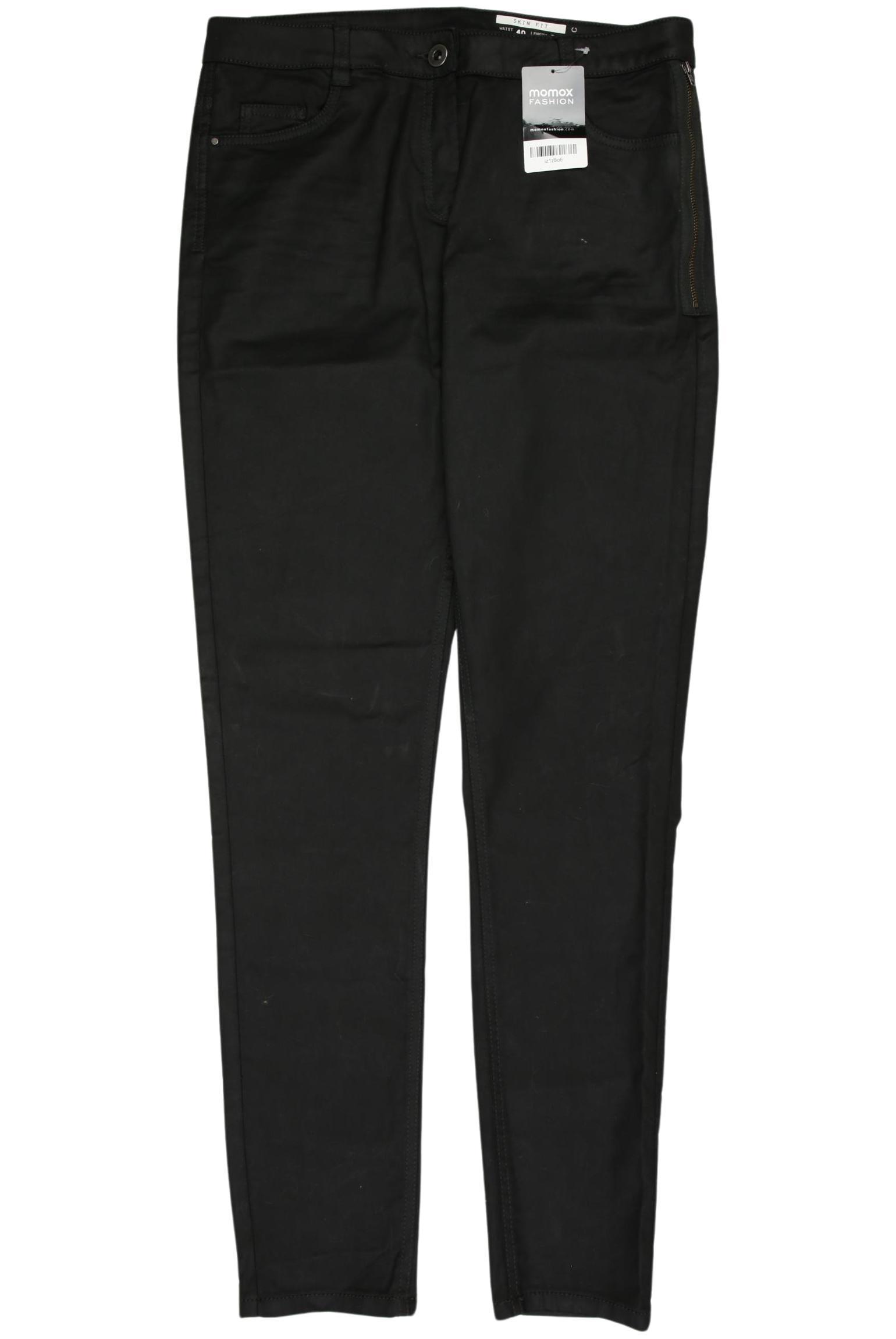 

edc by Esprit Damen Stoffhose, schwarz, Gr. 40