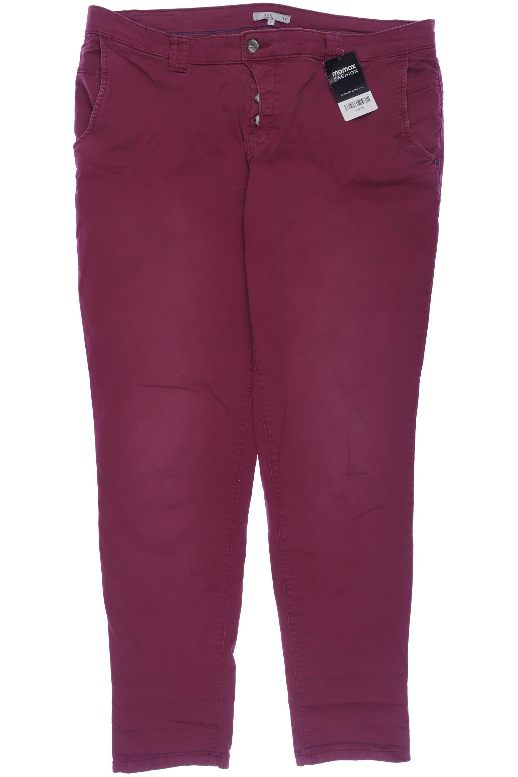 

edc by Esprit Damen Jeans, bordeaux, Gr. 44