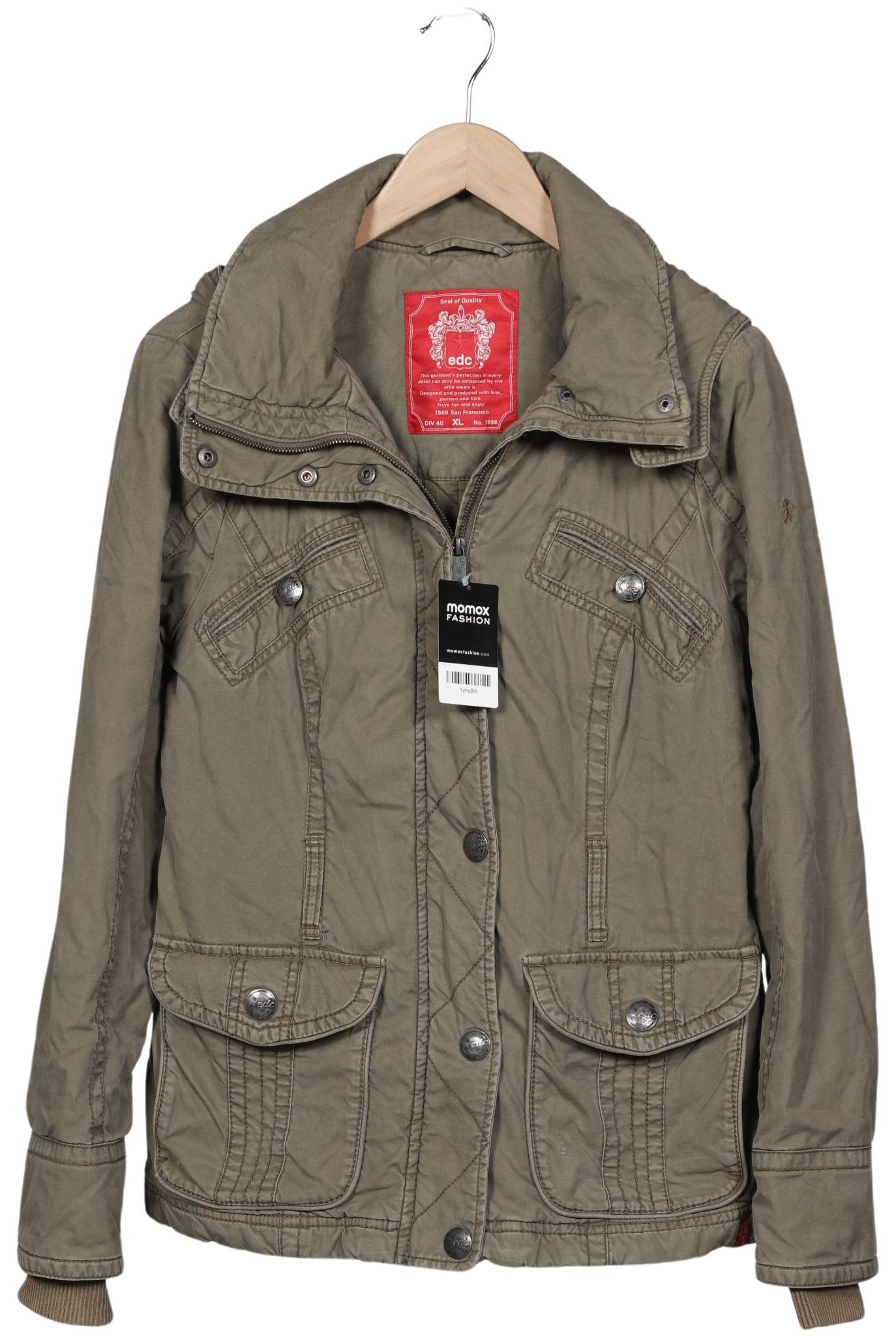 

edc by Esprit Damen Jacke, braun, Gr. 44