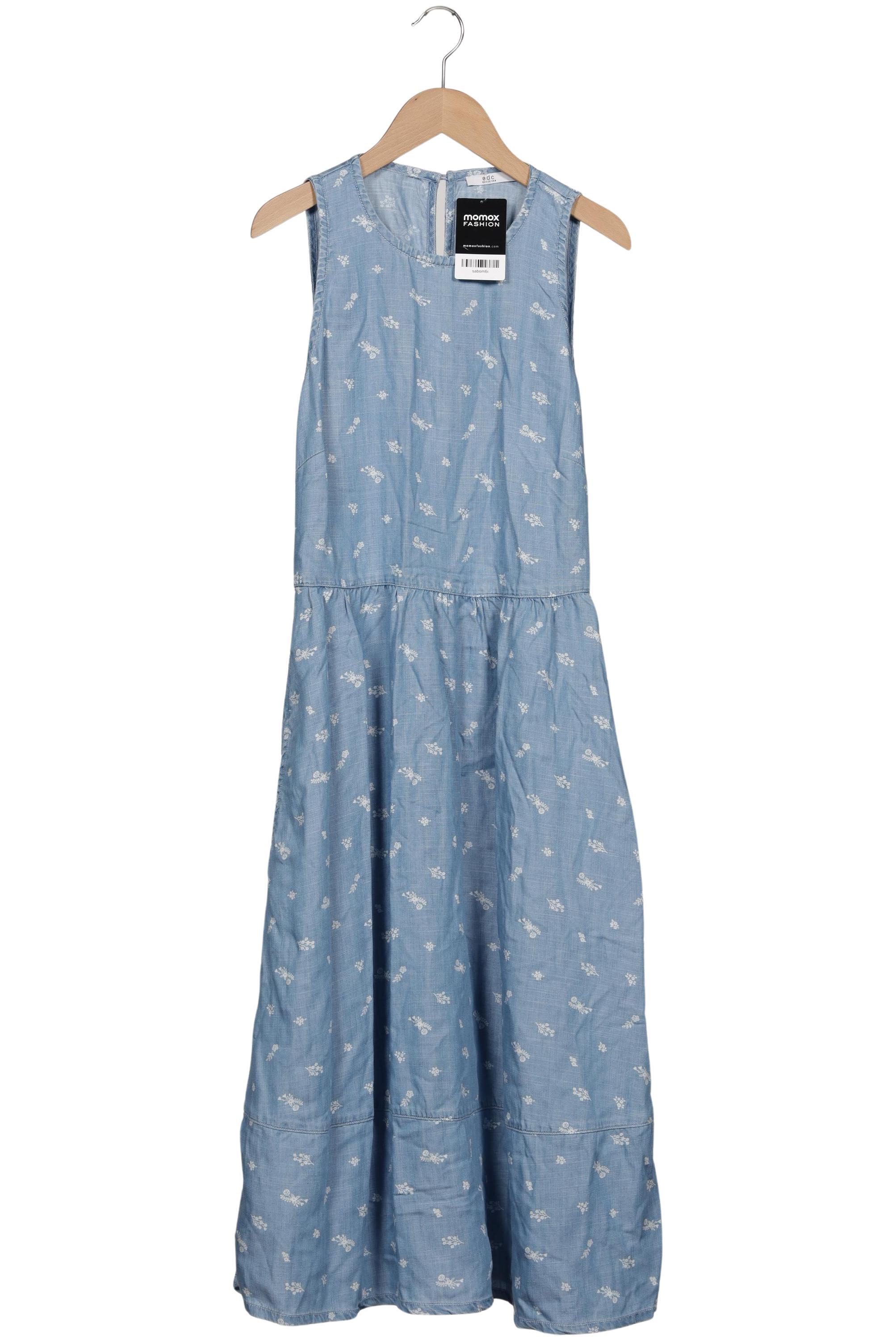 

edc by Esprit Damen Kleid, blau, Gr. 38