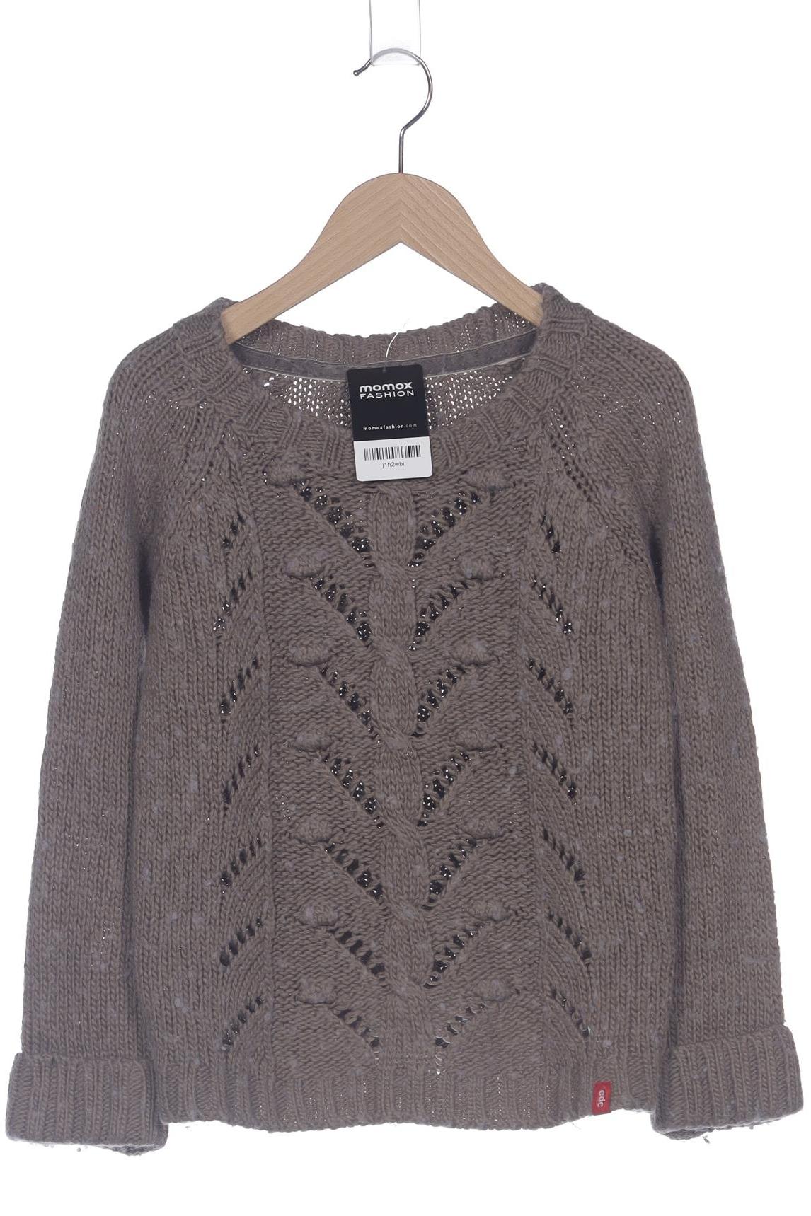 

edc by Esprit Damen Pullover, braun, Gr. 38
