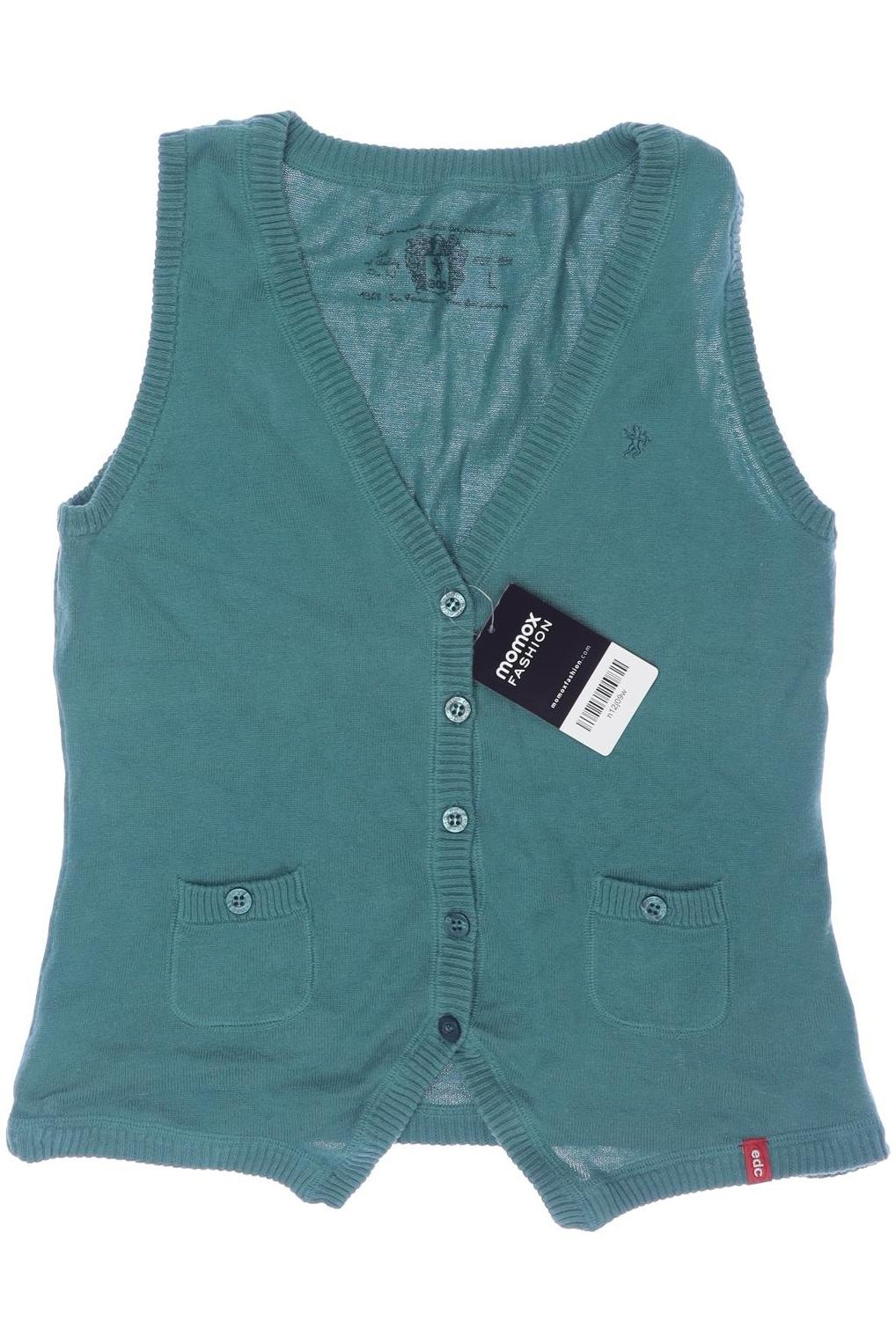 

edc by Esprit Damen Weste, türkis, Gr. 42