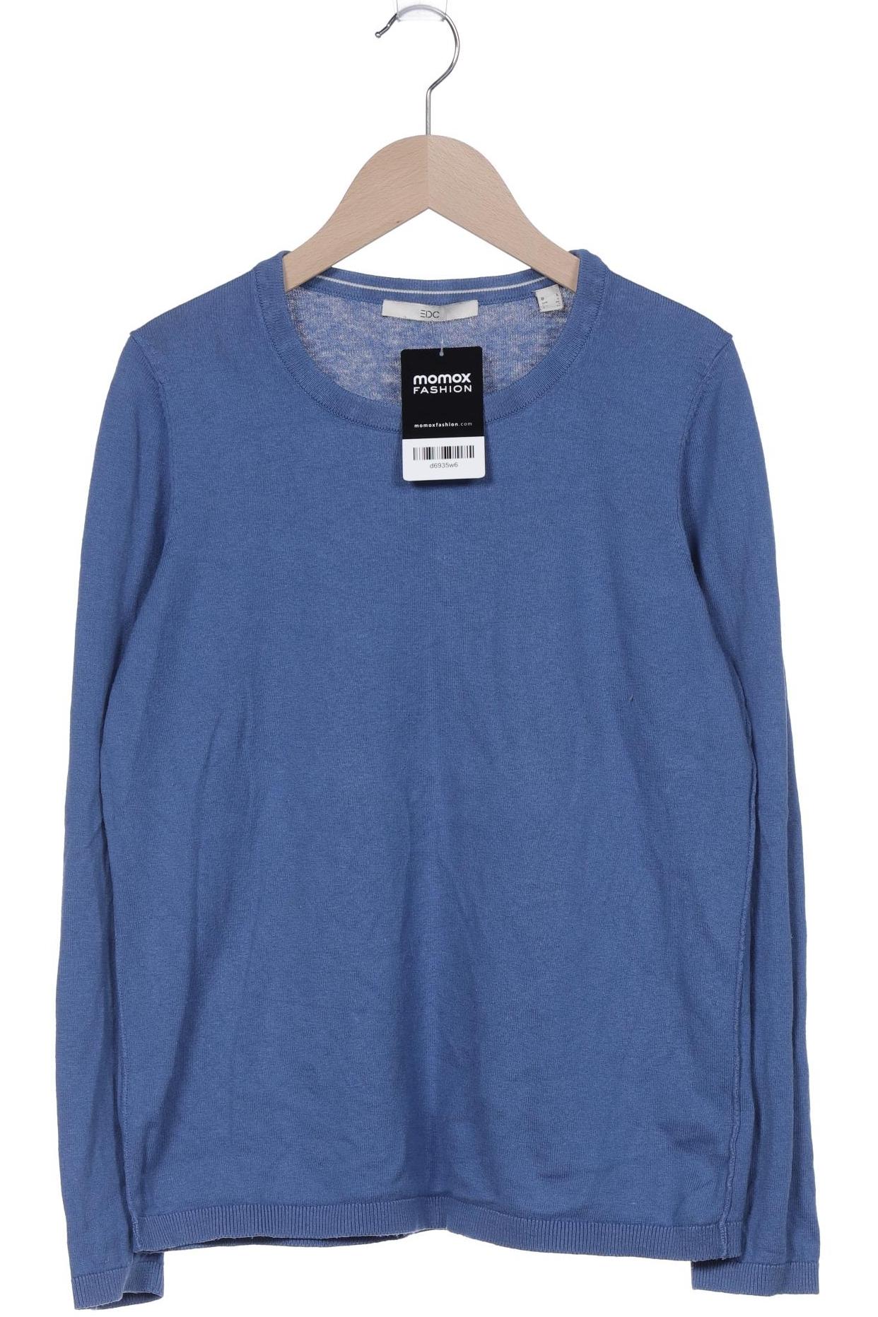 

edc by Esprit Damen Pullover, blau, Gr. 42
