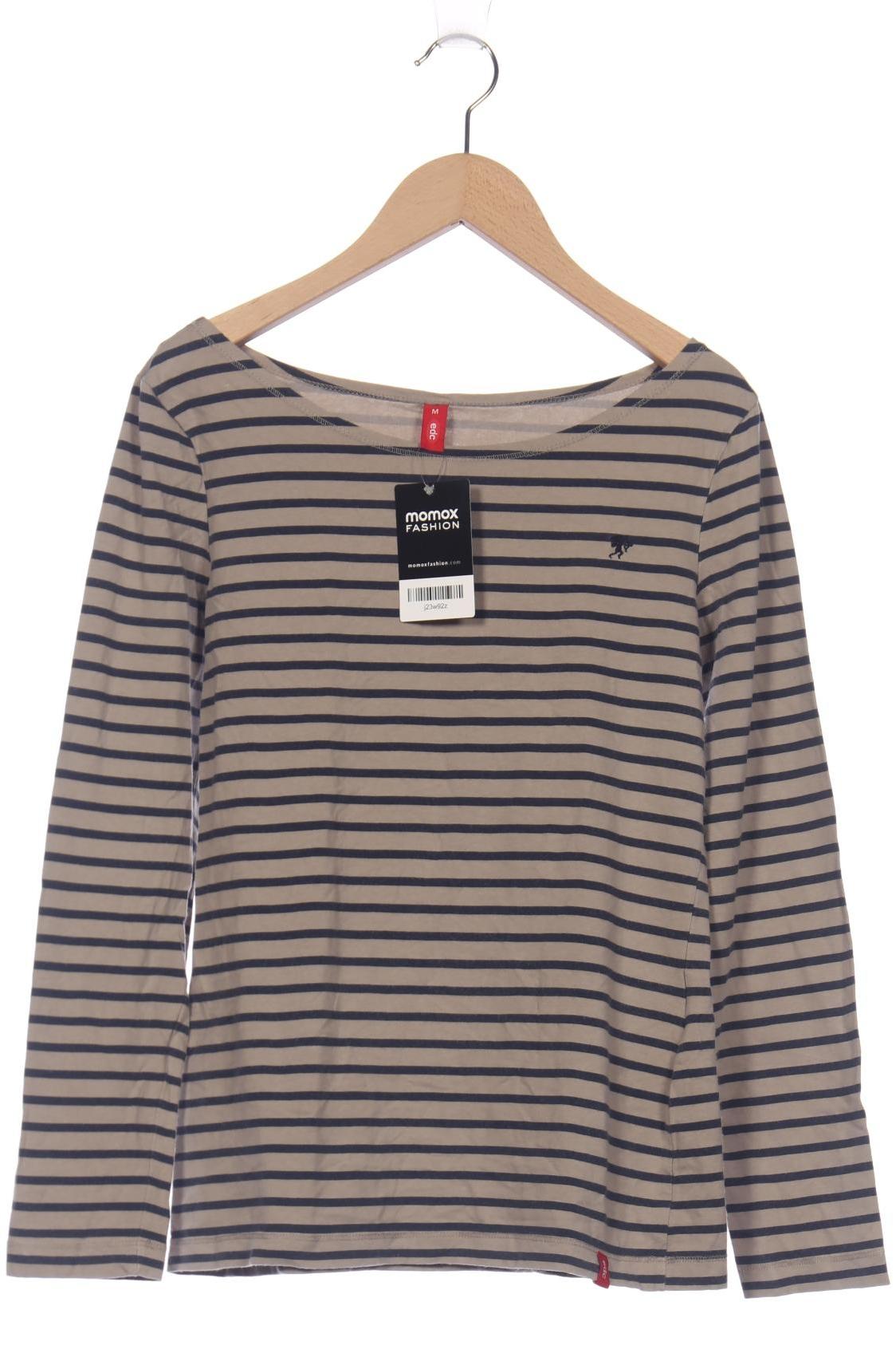 

edc by Esprit Damen Langarmshirt, beige, Gr. 38