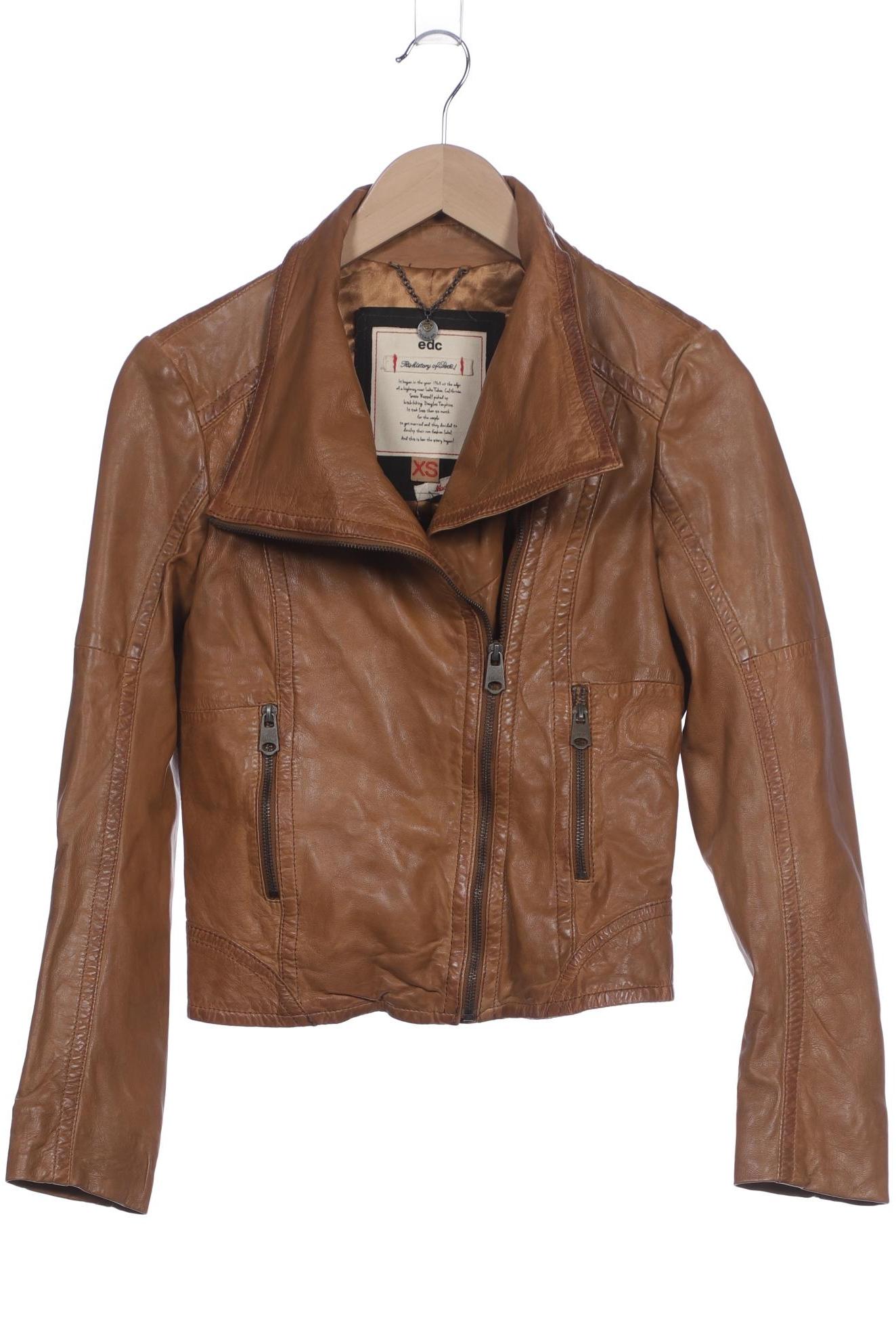 

edc by Esprit Damen Jacke, braun, Gr. 34