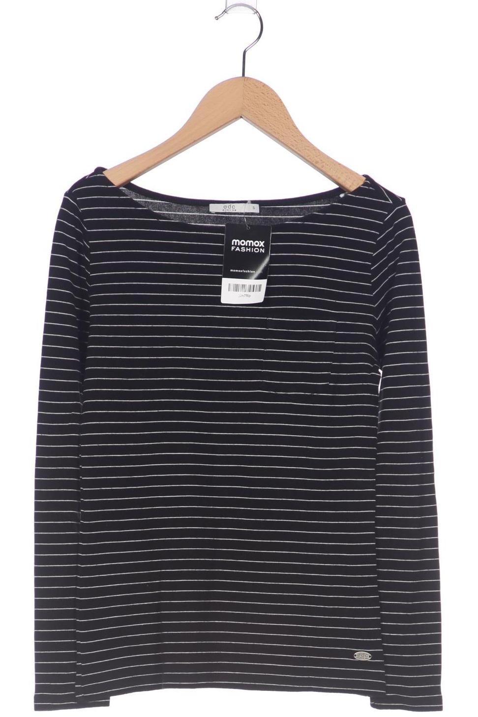 

edc by Esprit Damen Langarmshirt, schwarz, Gr. 36
