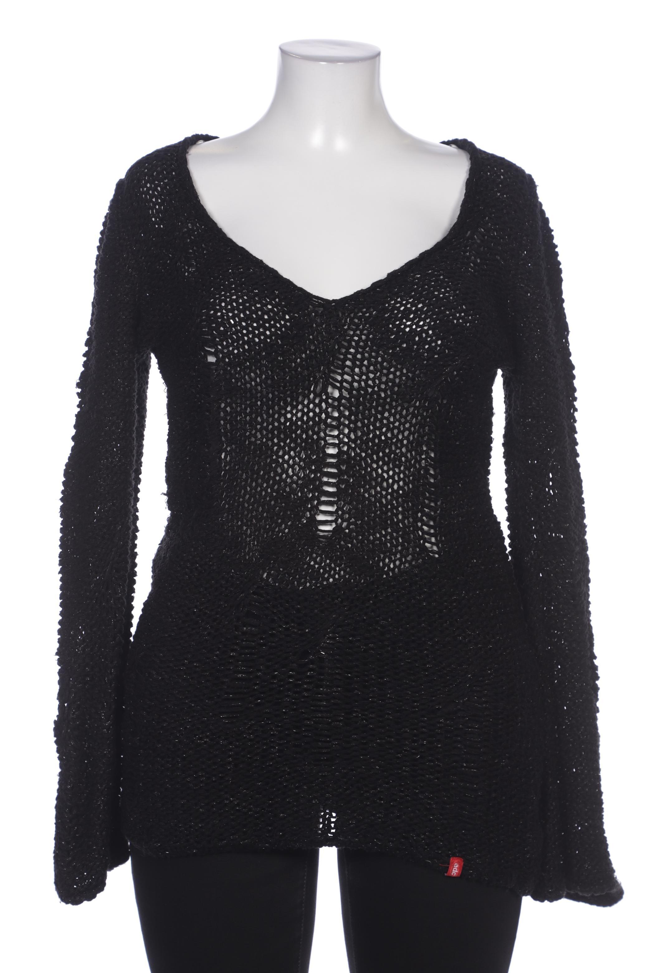 

edc by Esprit Damen Pullover, schwarz, Gr. 44