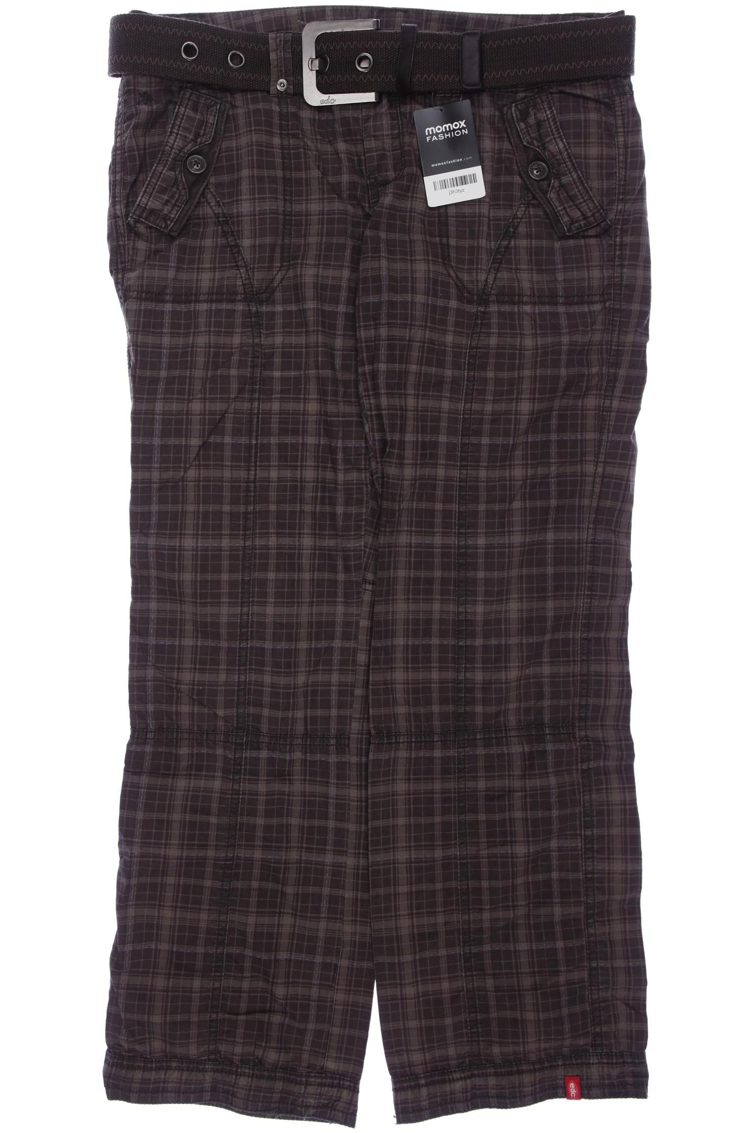

edc by Esprit Damen Stoffhose, braun, Gr. 38