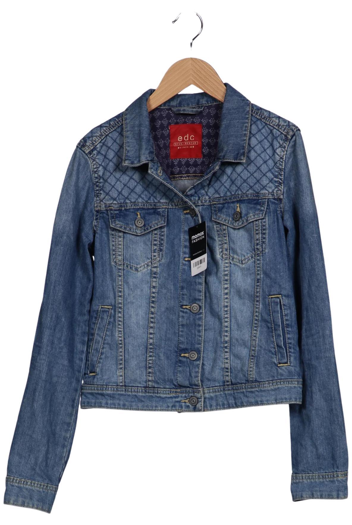 

edc by Esprit Damen Jacke, blau, Gr. 38