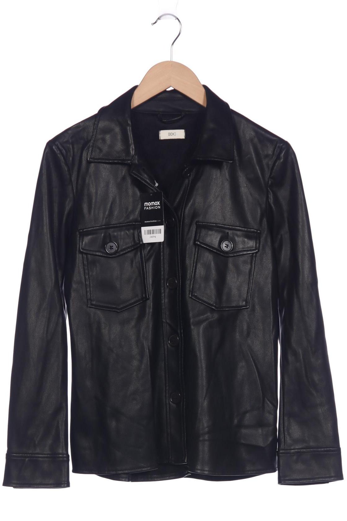 

edc by Esprit Damen Jacke, schwarz, Gr. 36