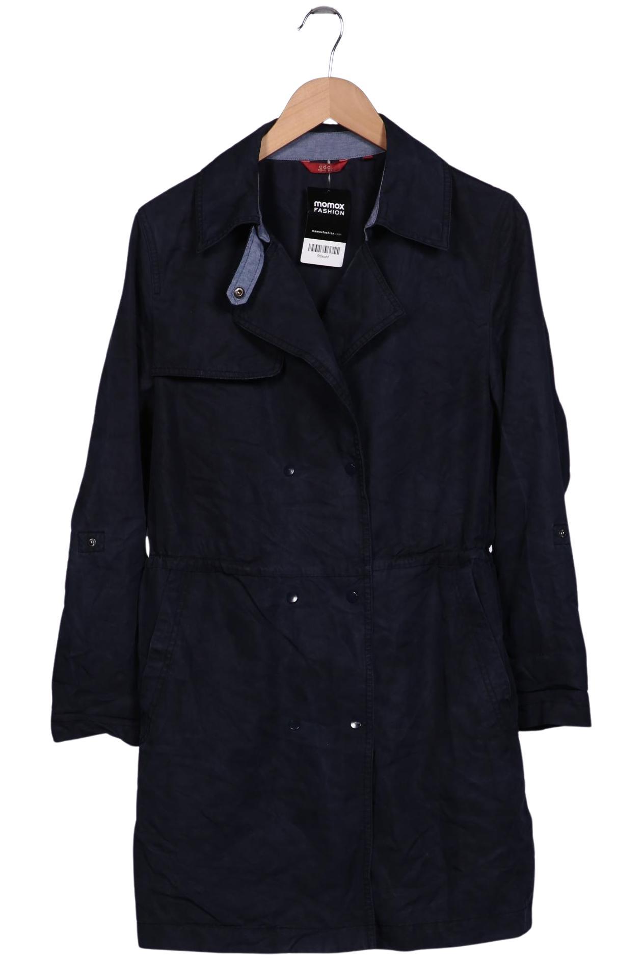 

edc by Esprit Damen Mantel, marineblau, Gr. 44