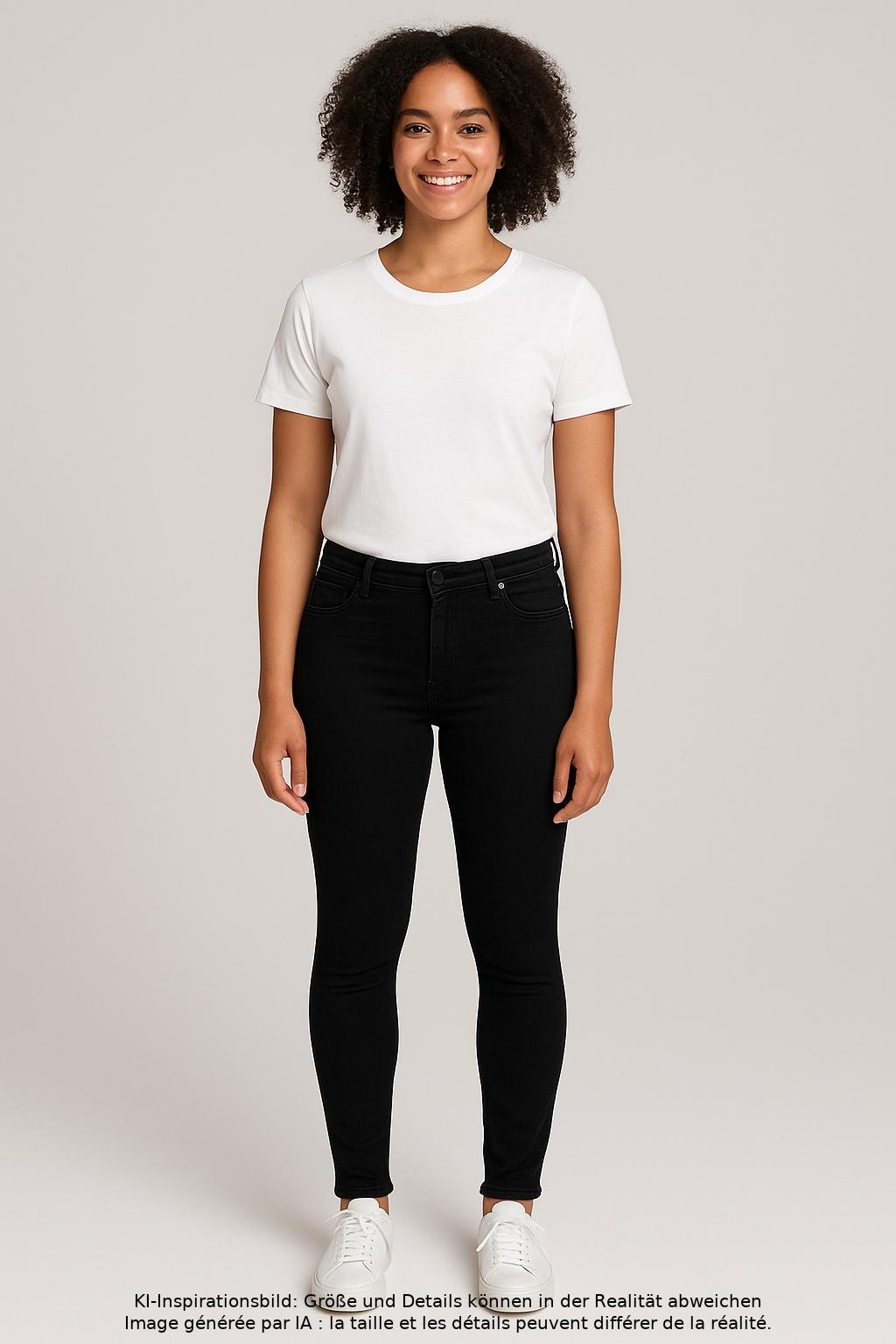 

edc by Esprit Damen Jeans, schwarz, Gr. 32