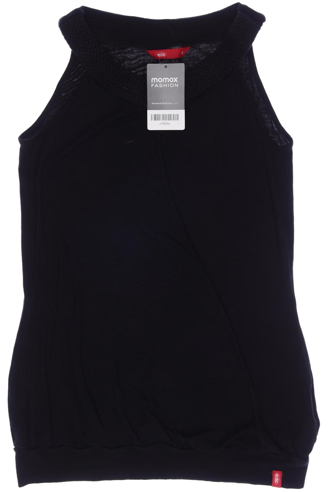 

edc by Esprit Damen Top, schwarz, Gr. 38