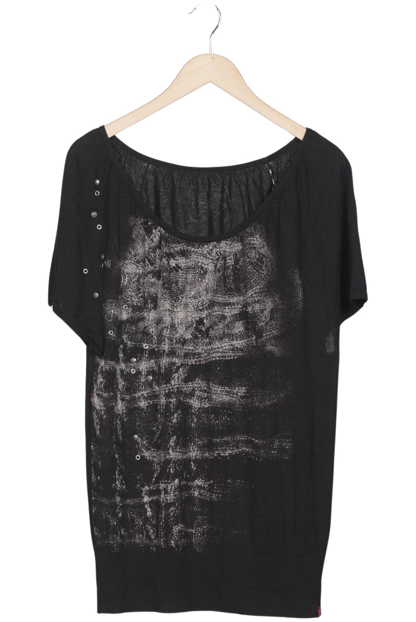 

edc by Esprit Damen Pullover, schwarz, Gr. 44