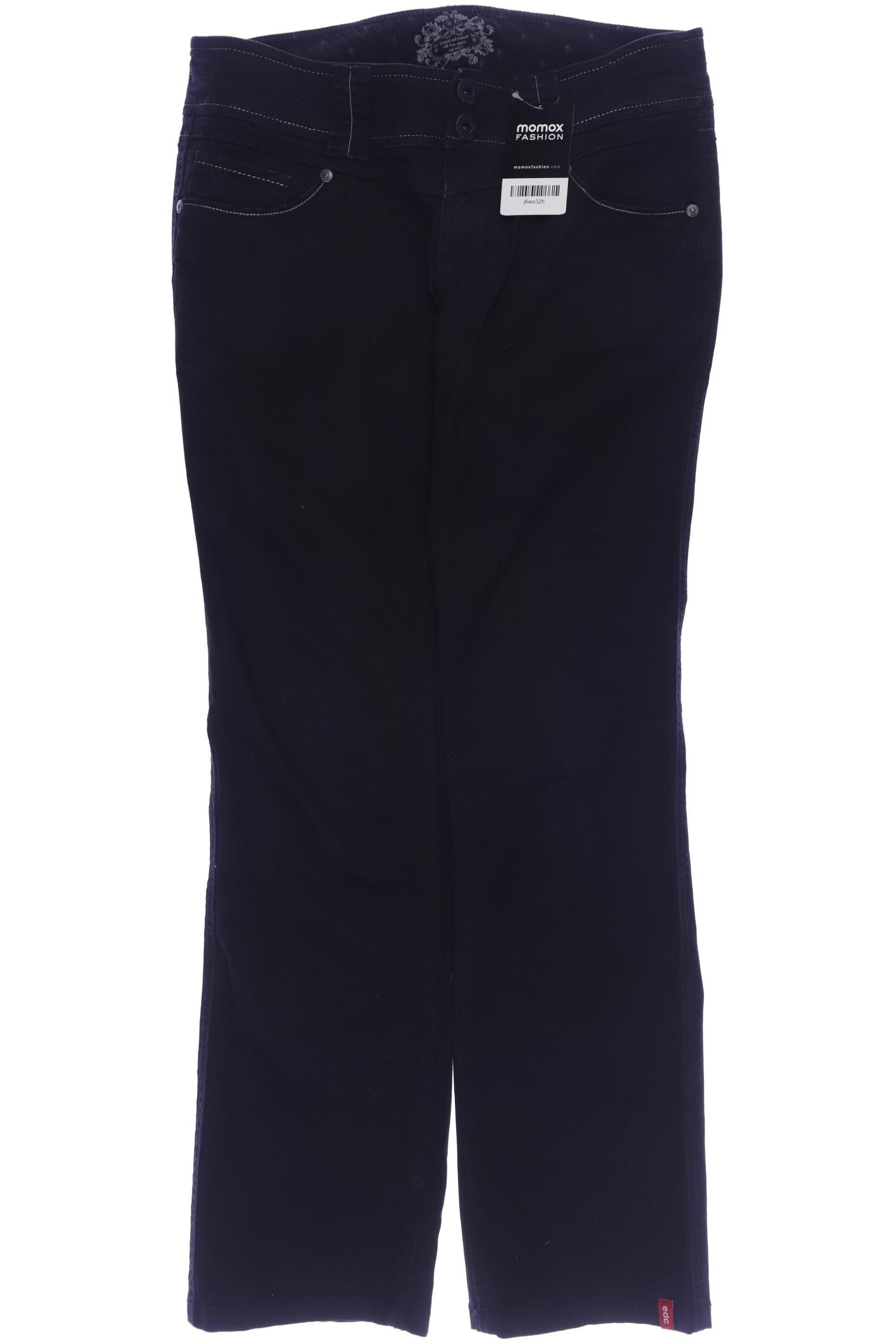 

edc by Esprit Damen Jeans, schwarz, Gr. 38