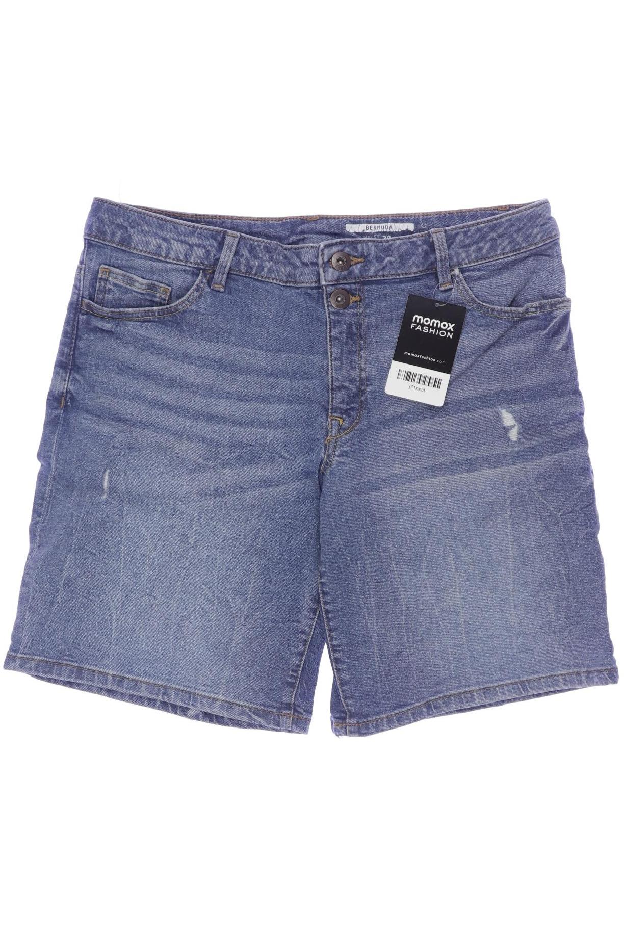 

edc by Esprit Damen Shorts, blau, Gr. 28