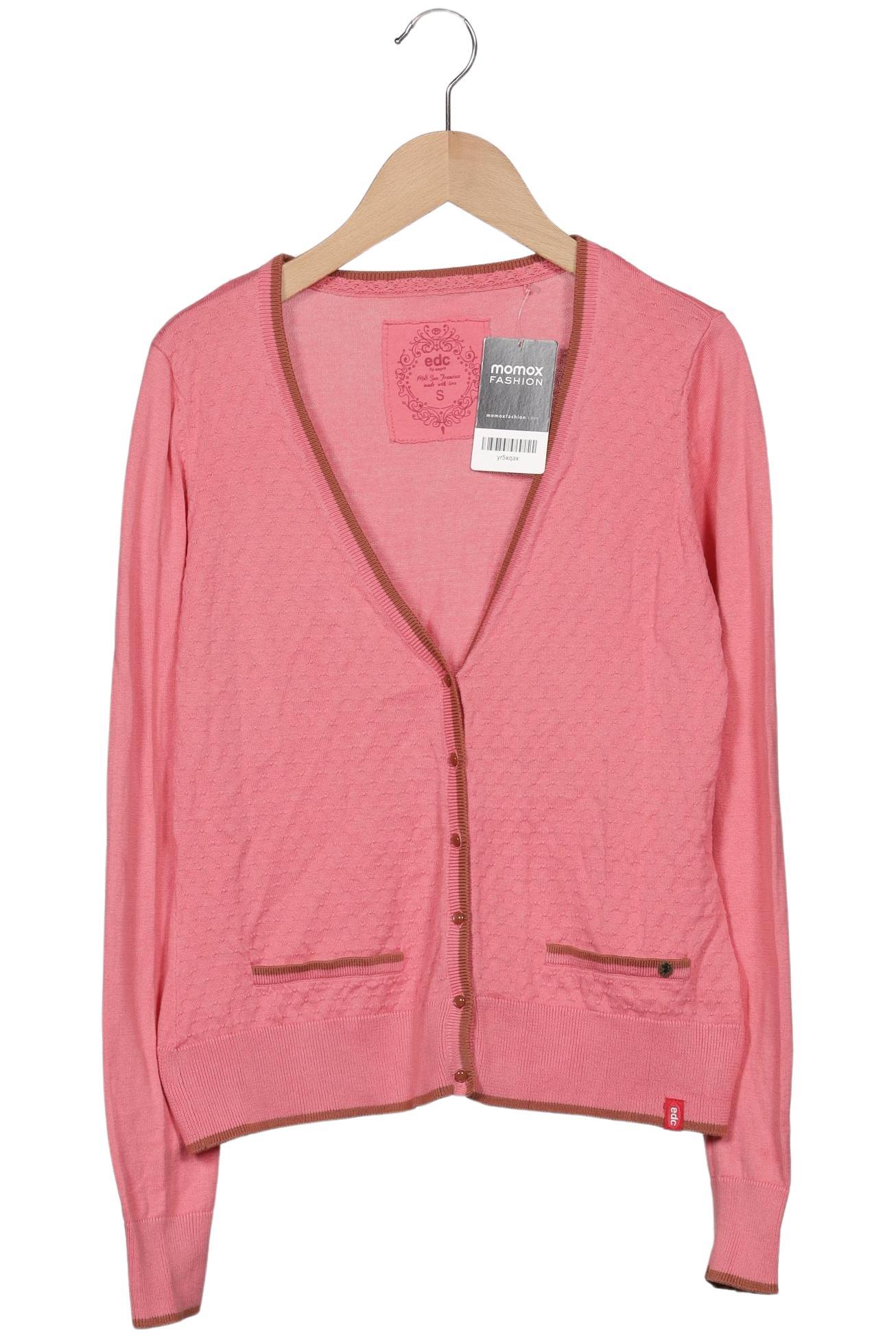 

edc by Esprit Damen Strickjacke, pink, Gr. 36
