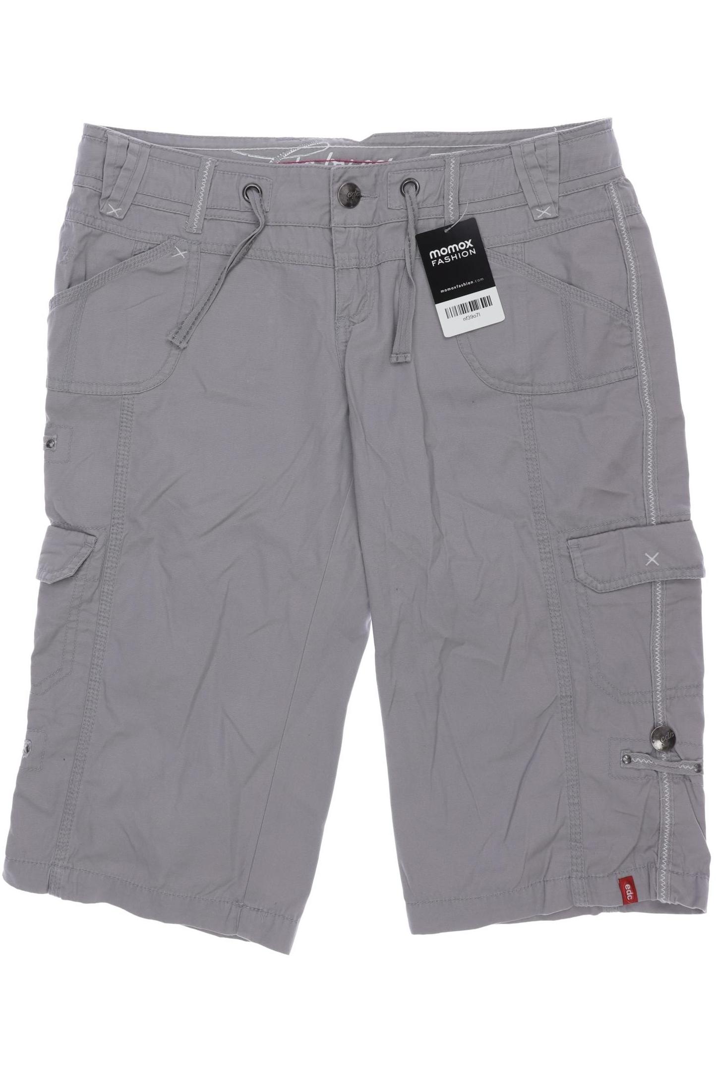 

edc by Esprit Damen Shorts, grau, Gr. 40