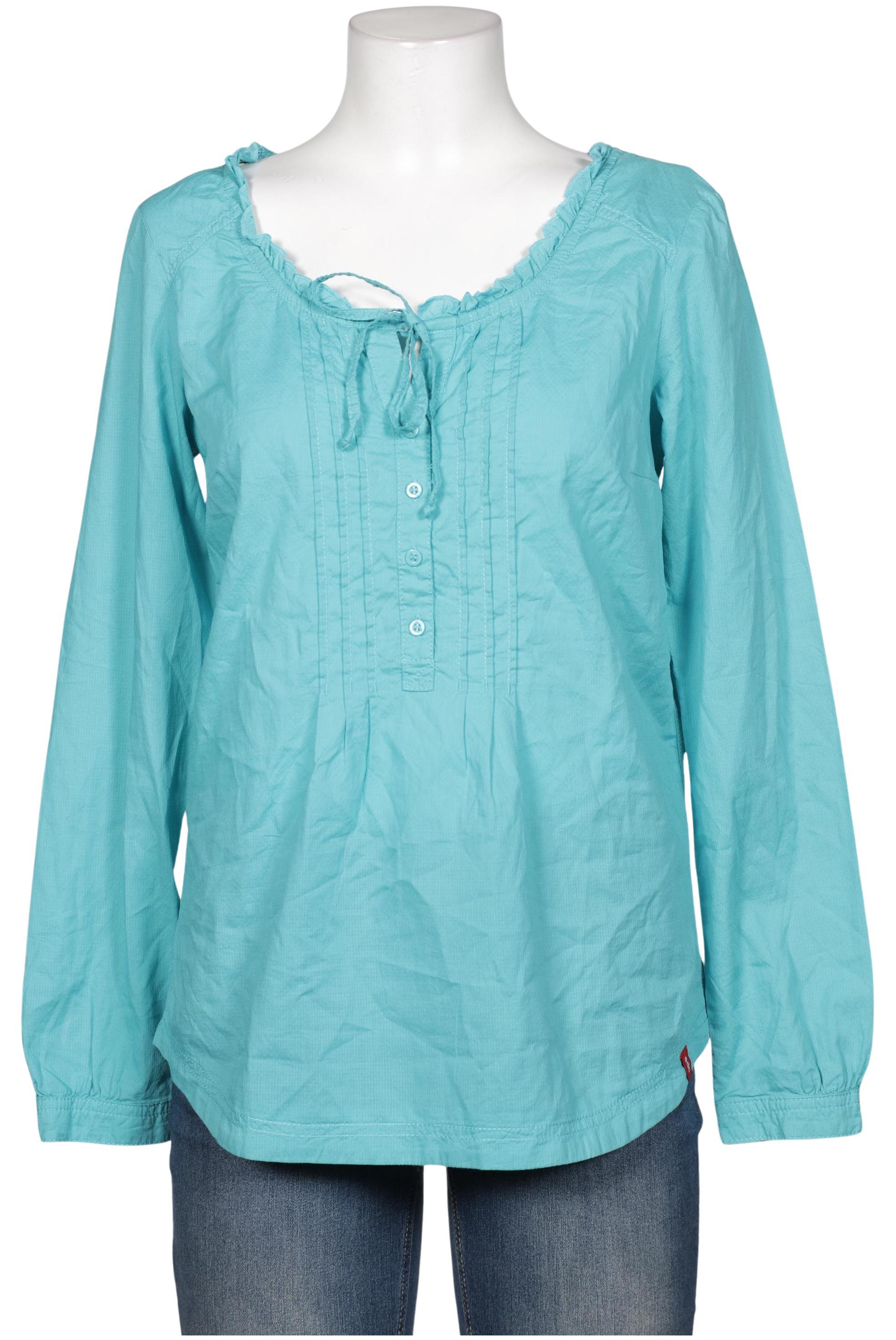 

edc by Esprit Damen Bluse, türkis, Gr. 38