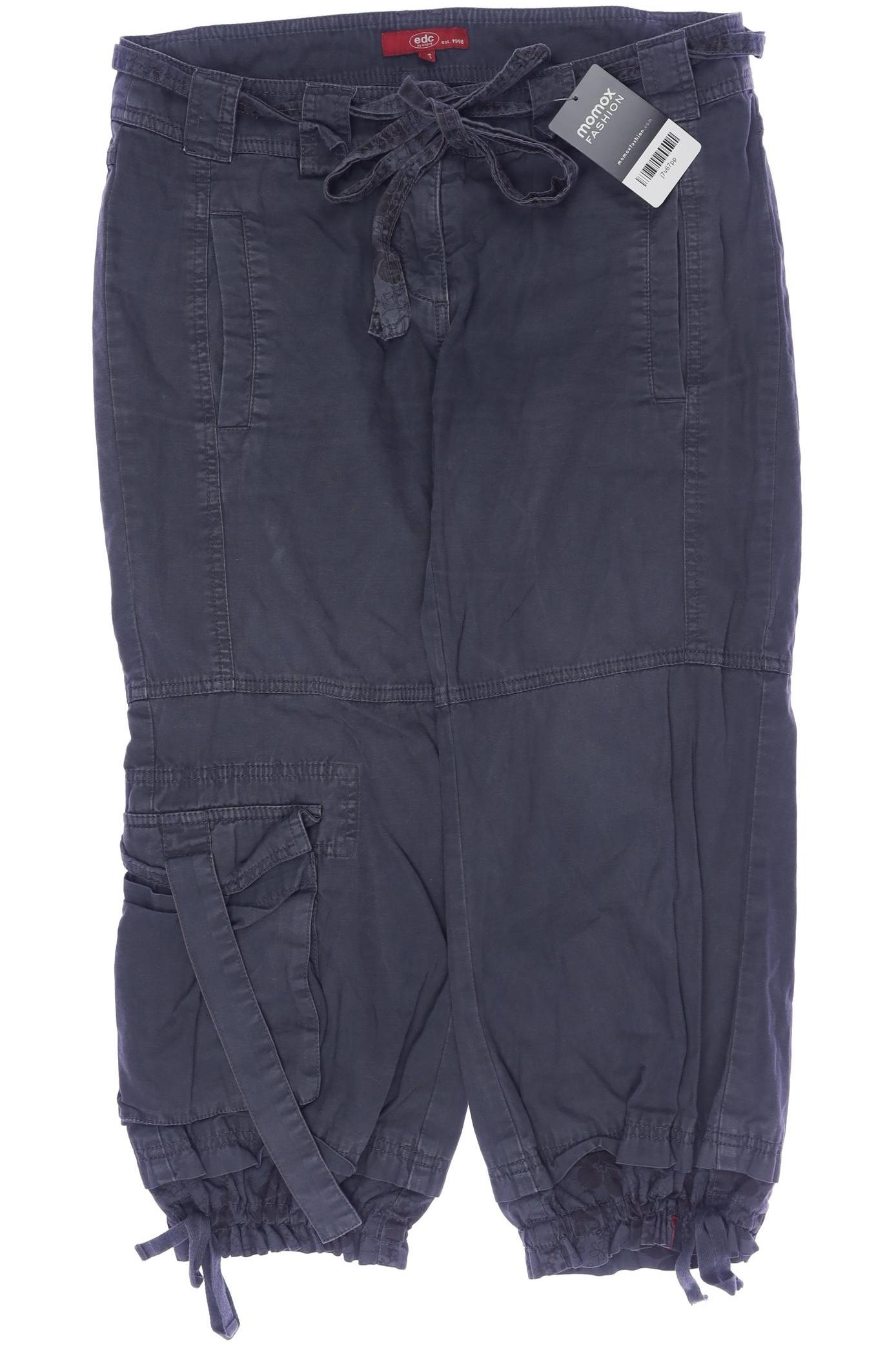 

edc by Esprit Damen Stoffhose, grau, Gr. 36