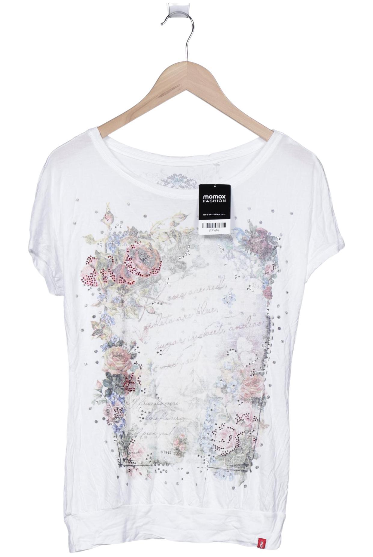 

edc by Esprit Damen T-Shirt, weiß, Gr. 34