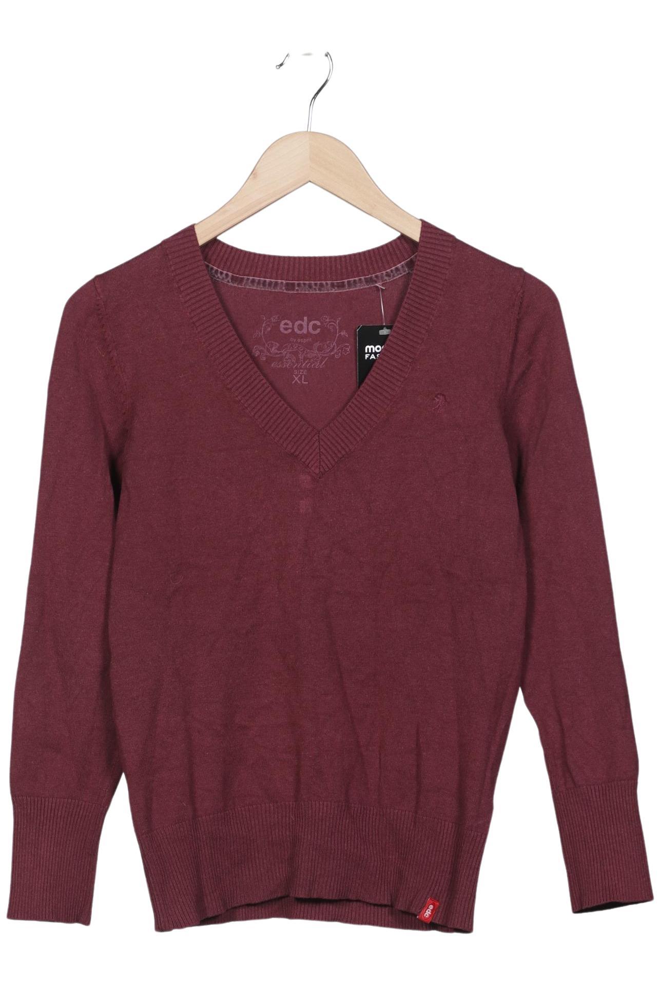 

edc by Esprit Damen Pullover, bordeaux, Gr. 44